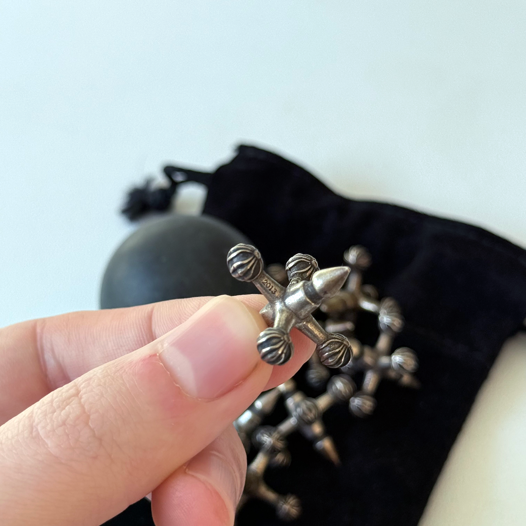 Chrome Hearts Jacks Knucklebones Set