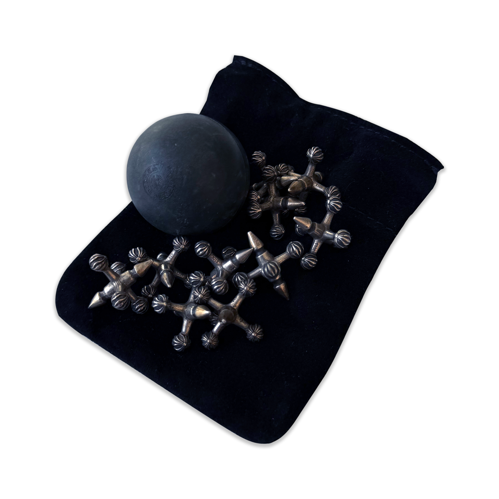 Chrome Hearts Jacks Knucklebones Set