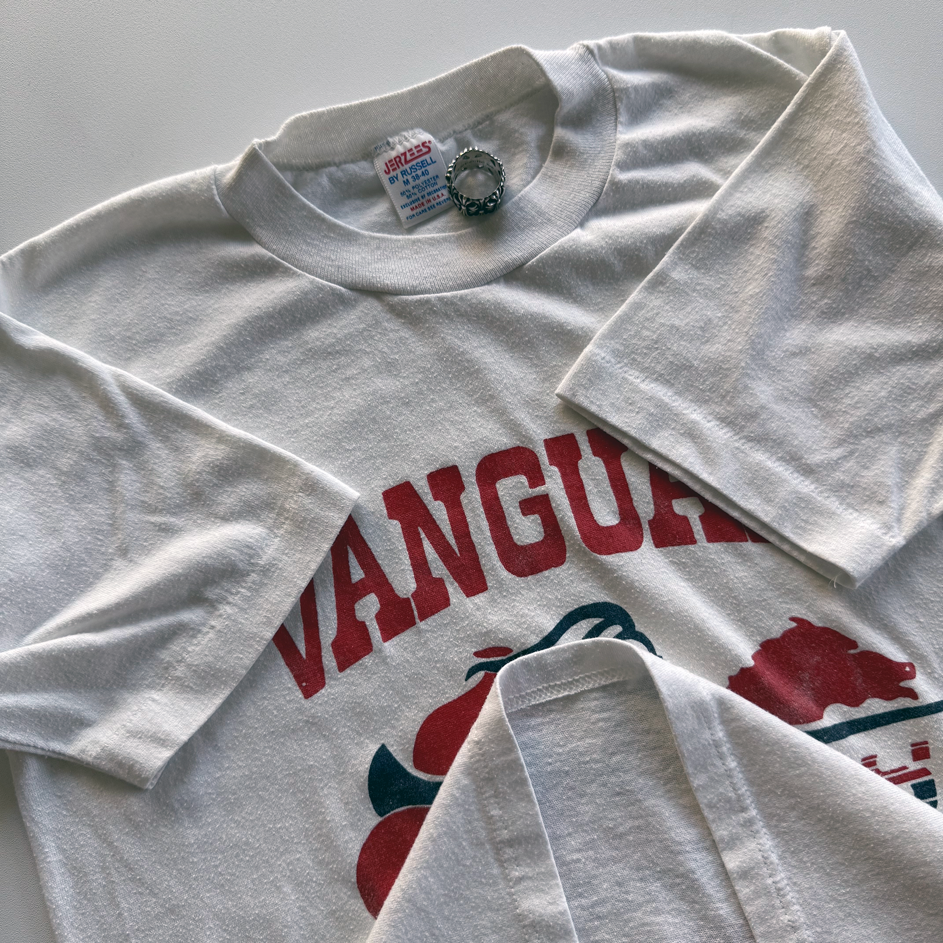 Vintage 1986 Vanguard Knights Football Tee (Display)