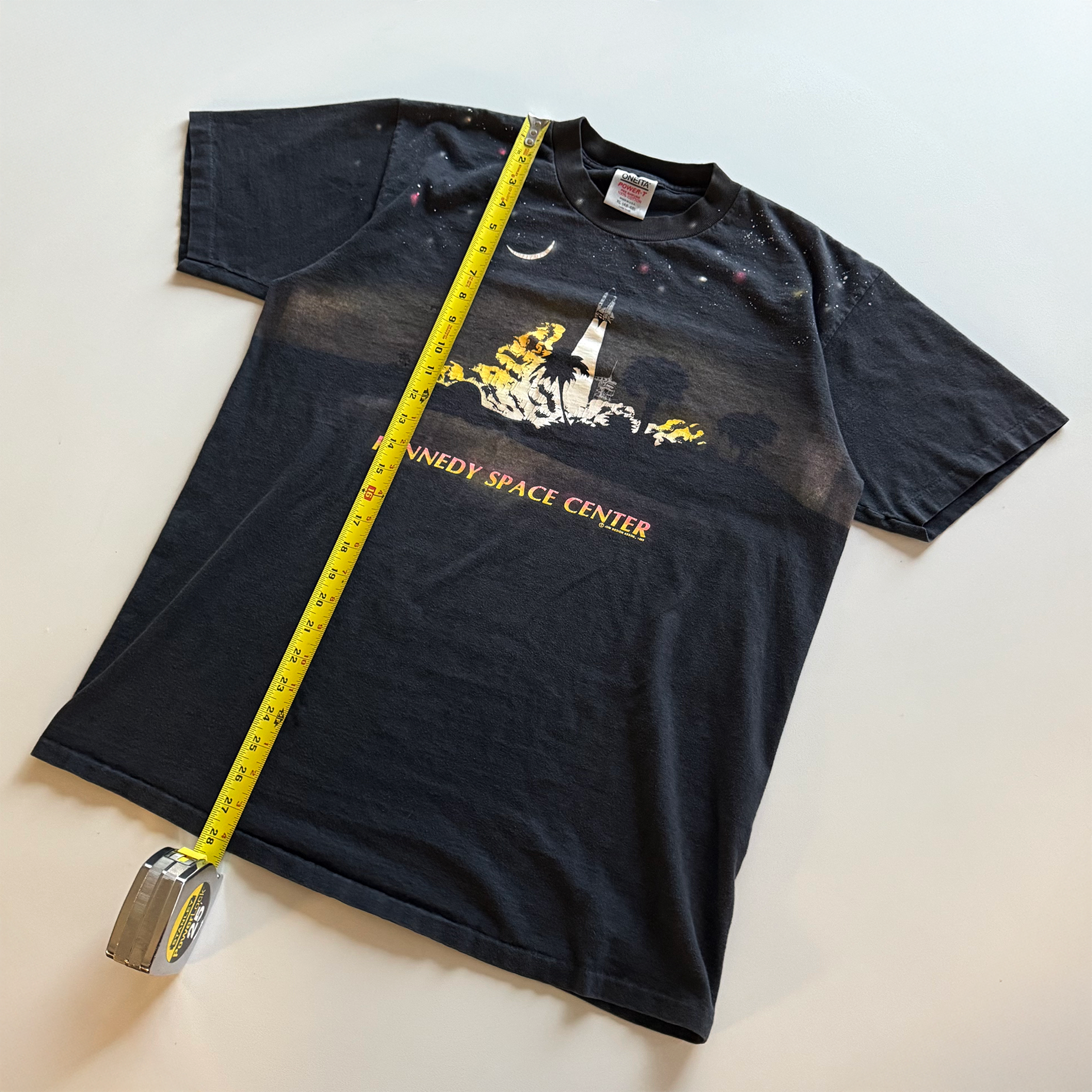 Vintage 1990 NASA Kennedy Space Center AOP Tee