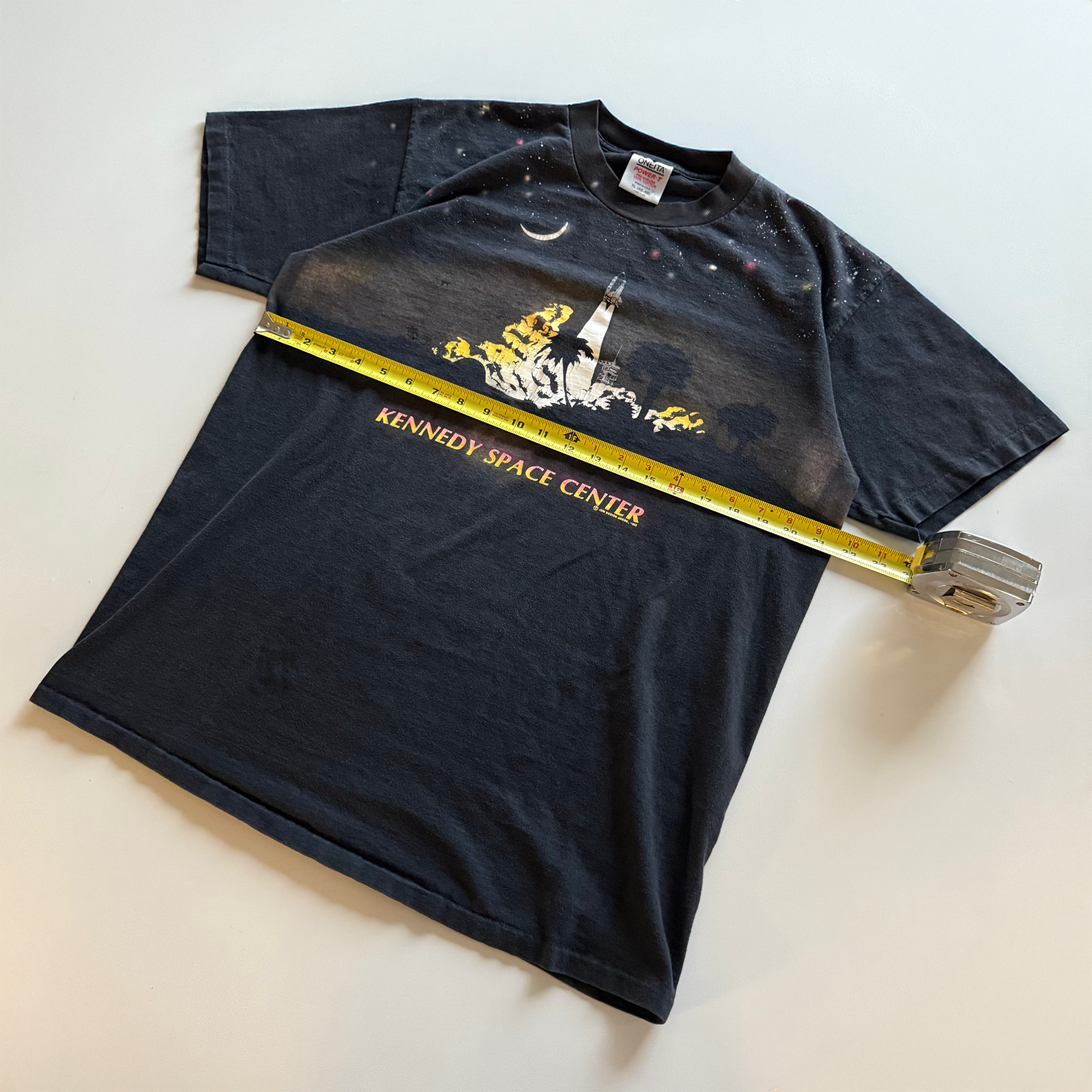 Vintage 1990 NASA Kennedy Space Center AOP Tee