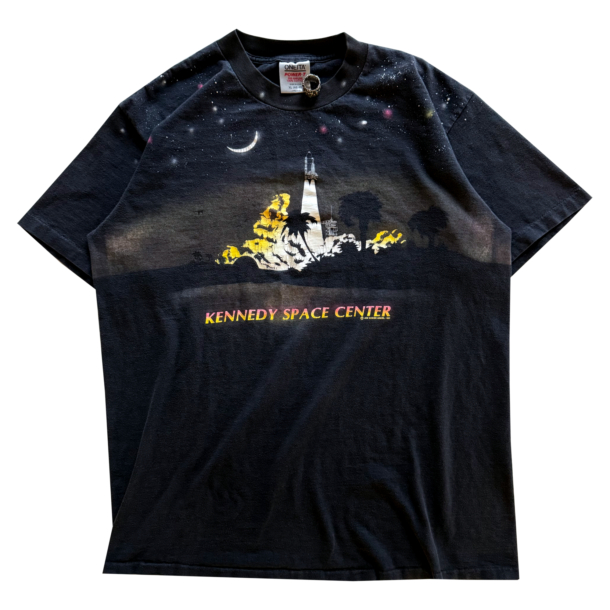 Vintage 1990 NASA Kennedy Space Center AOP Tee