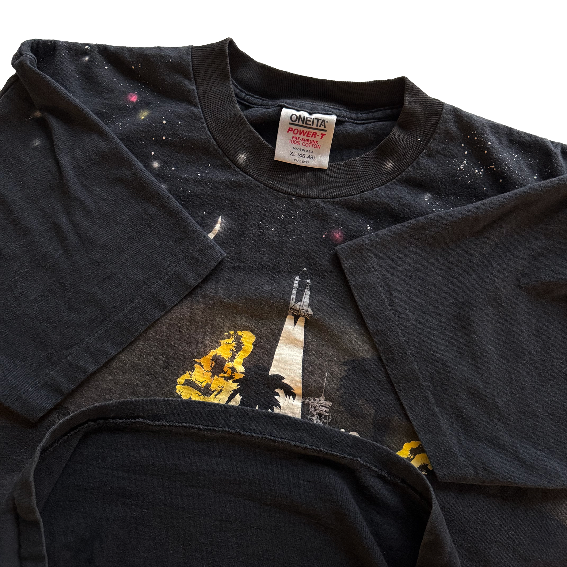 Vintage 1990 NASA Kennedy Space Center AOP Tee