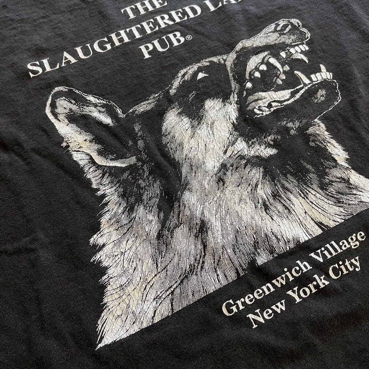 Vintage 1990s The Slaughtered Lamb Pub Tee