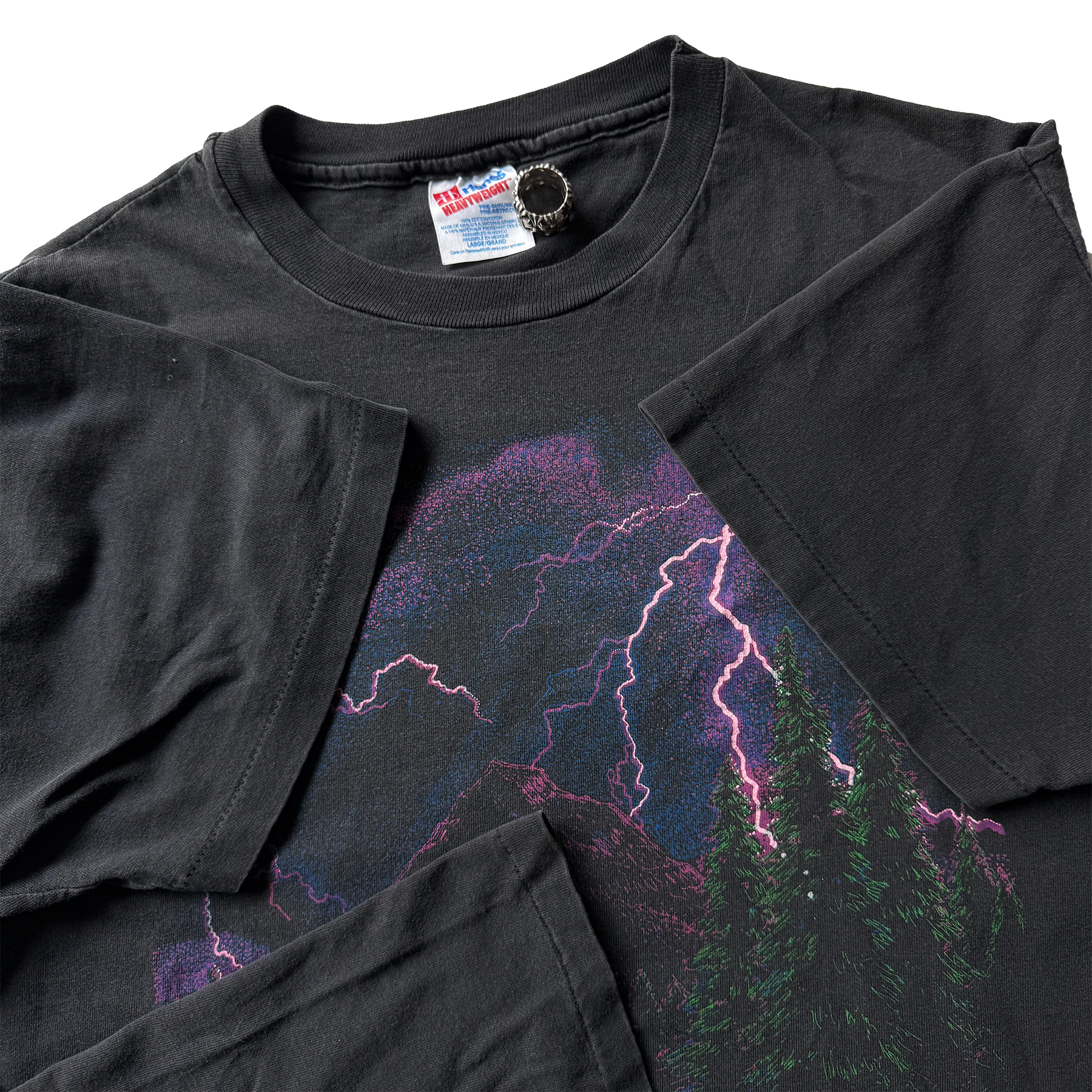 Vintage 1993 Glacier National Park Lightning Nature Tee