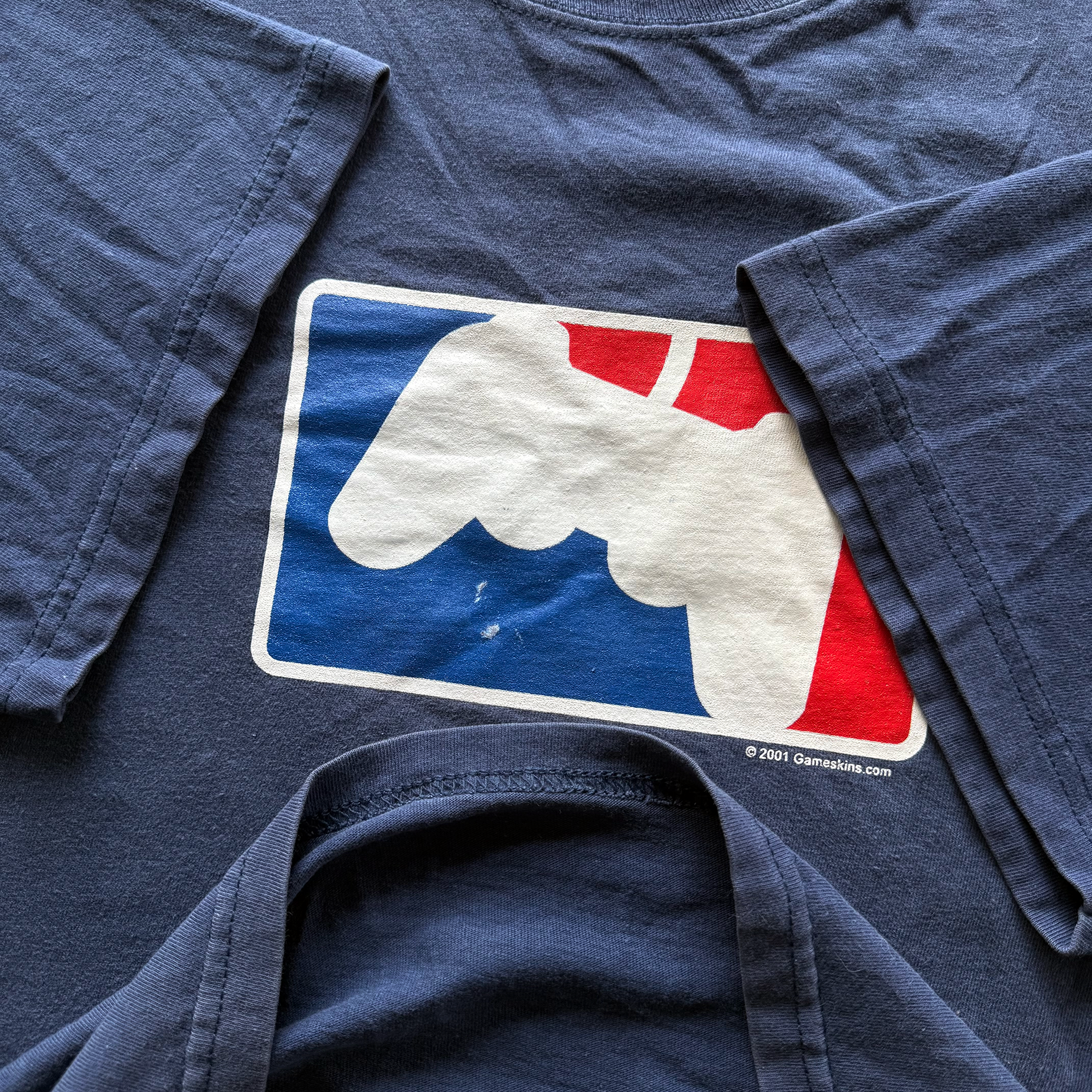 Vintage 2001 Major League Gaming MLG Rip Tee