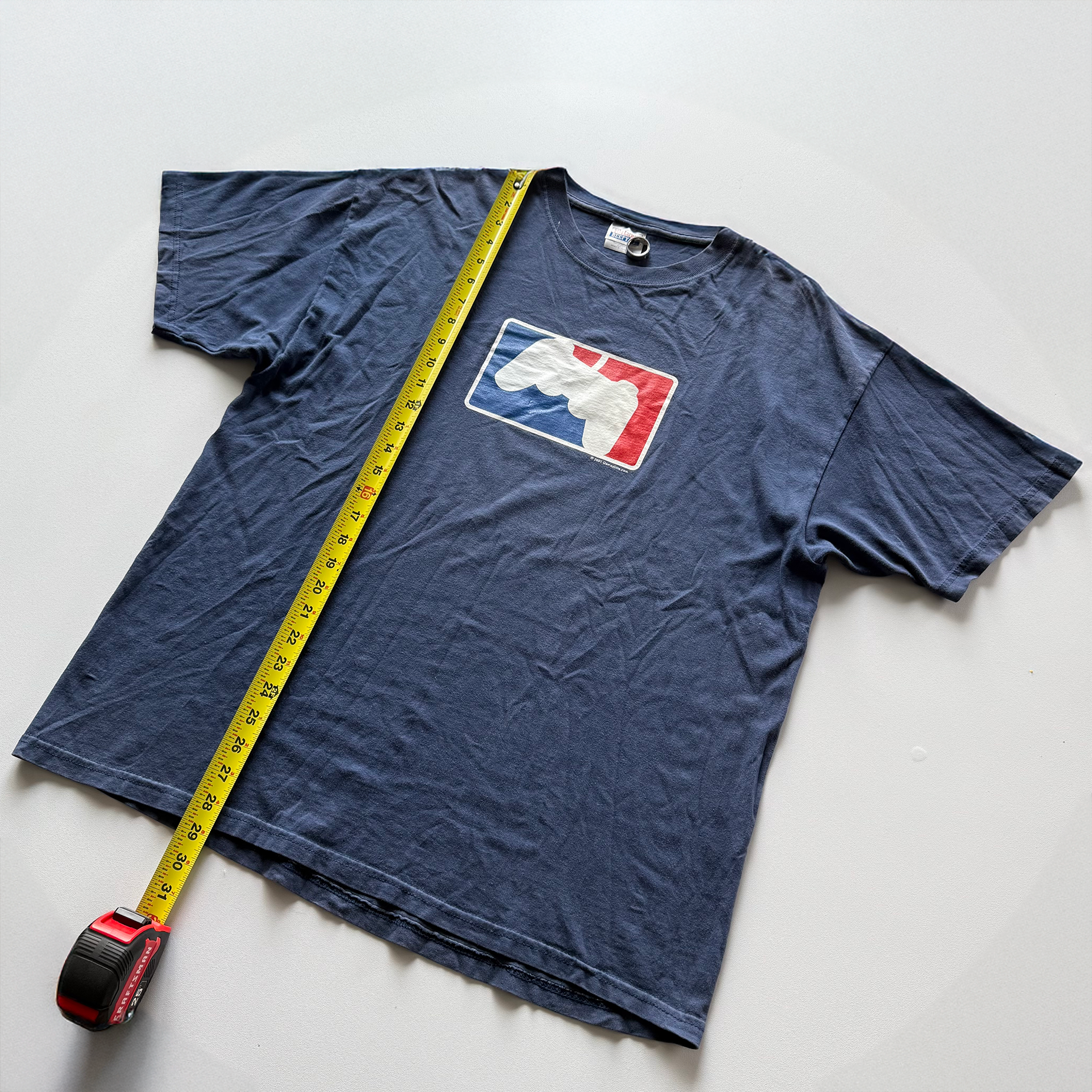 Vintage 2001 Major League Gaming MLG Rip Tee