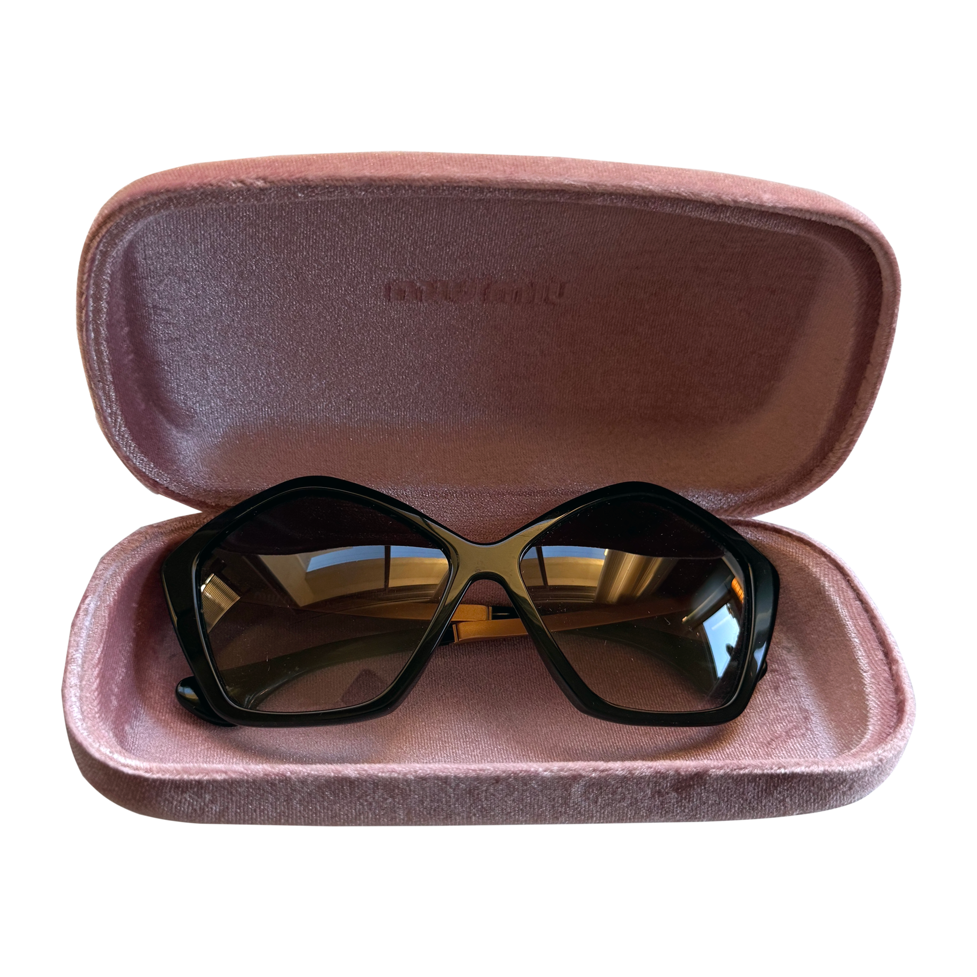 Miu Miu Vintage Pentagon Sunglasses (SMU11N)