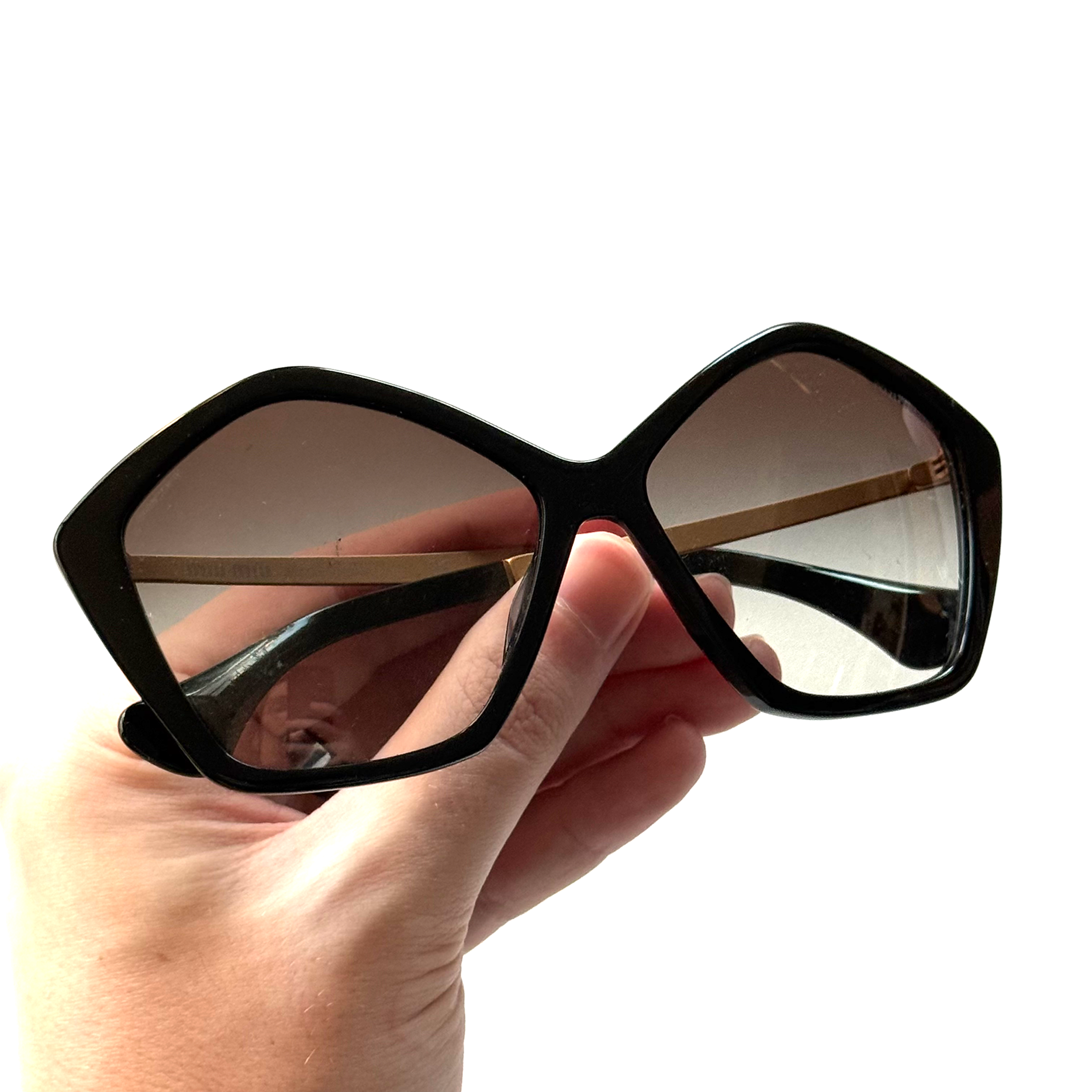 Miu Miu Vintage Pentagon Sunglasses (SMU11N)