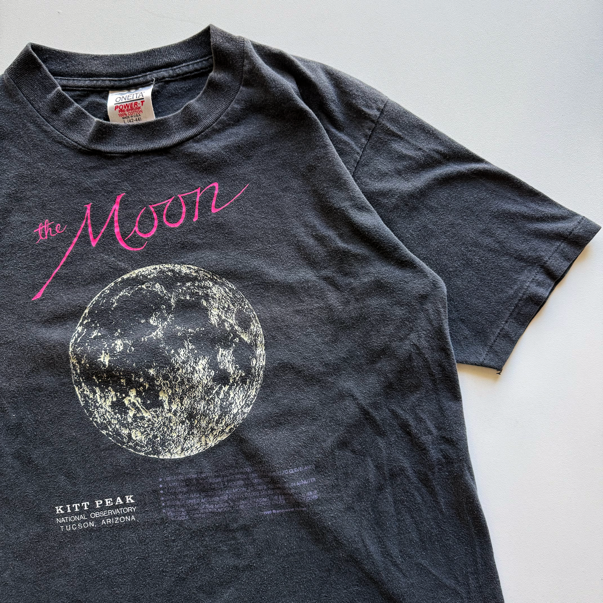 Vintage 1990 Kitt Peak National Observatory Moon Tee