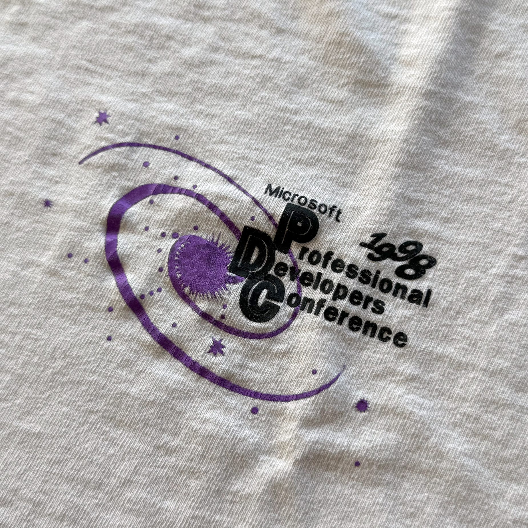 Vintage 1998 Microsoft MSDN WebDev Conference Tee