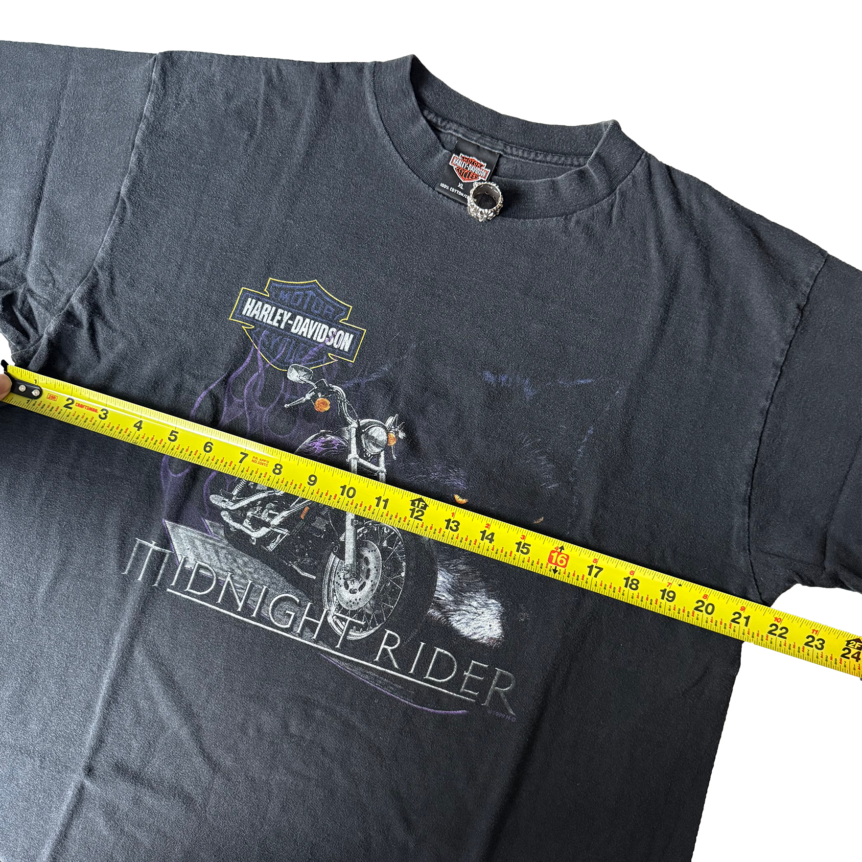 Vintage 1999 Harley Davidson "Midnight Rider" Tee
