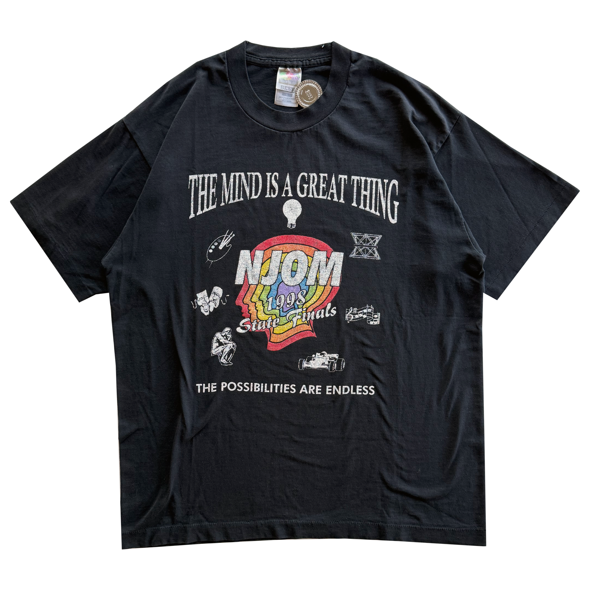 Vintage 1998 NJOM (New Jersey Odyssey of the Mind) Tee