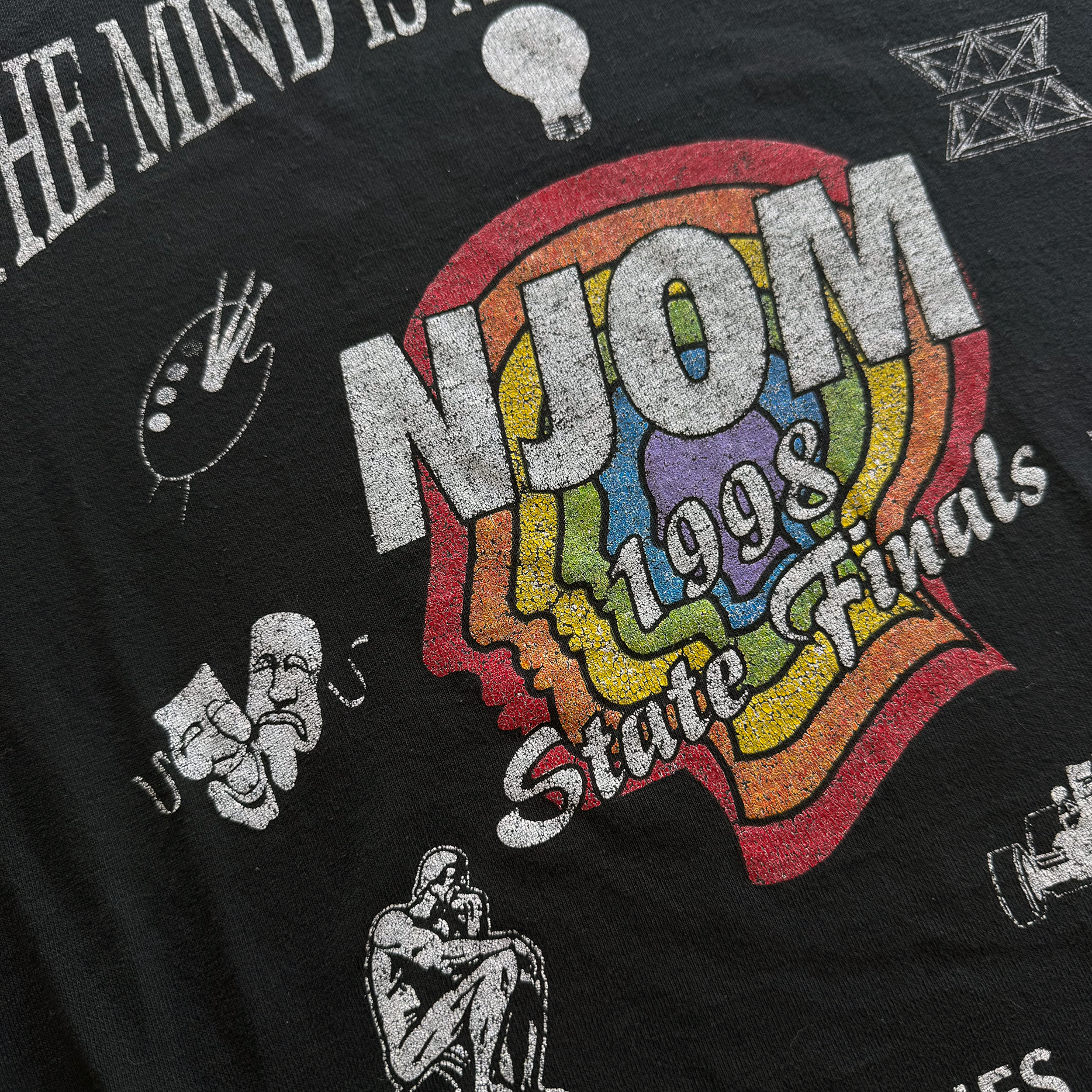 Vintage 1998 NJOM (New Jersey Odyssey of the Mind) Tee