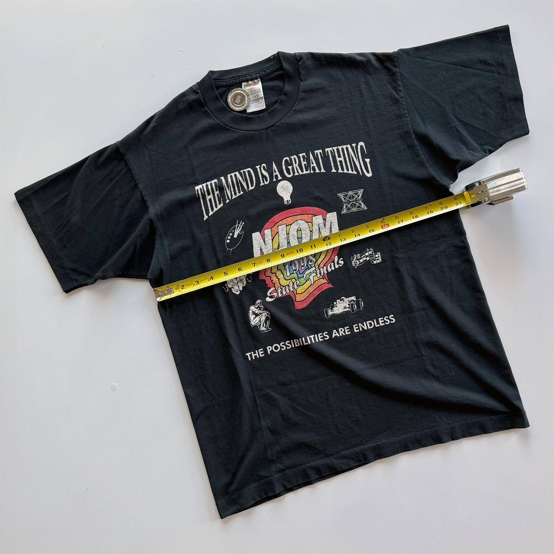 Vintage 1998 NJOM (New Jersey Odyssey of the Mind) Tee