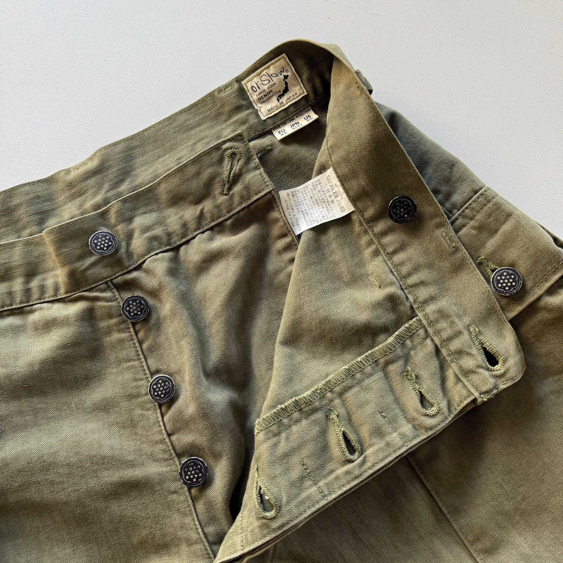 Orslow US Army 2 Pocket Cargo Pants