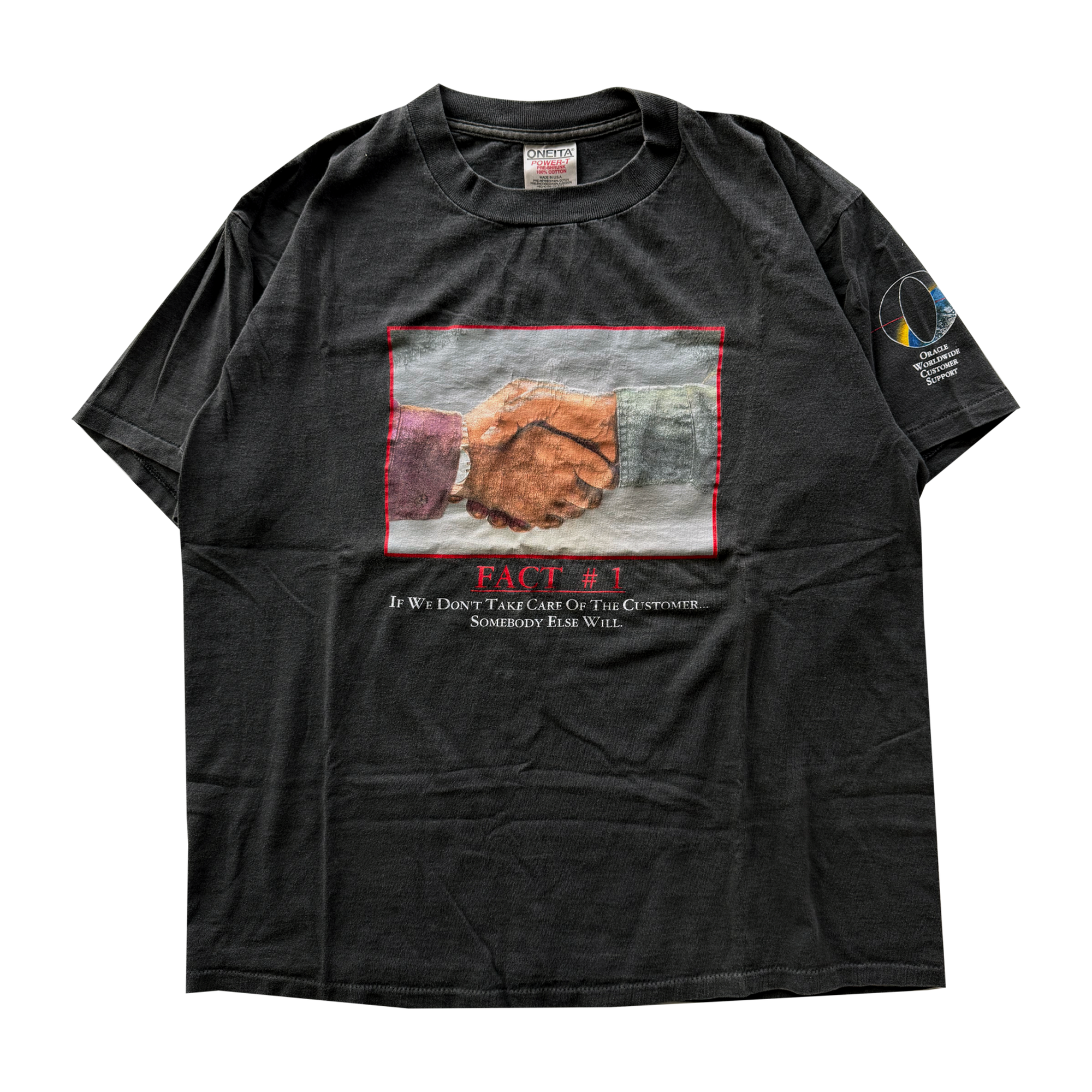 Vintage 1997 Oracle Corporation Tech Tee