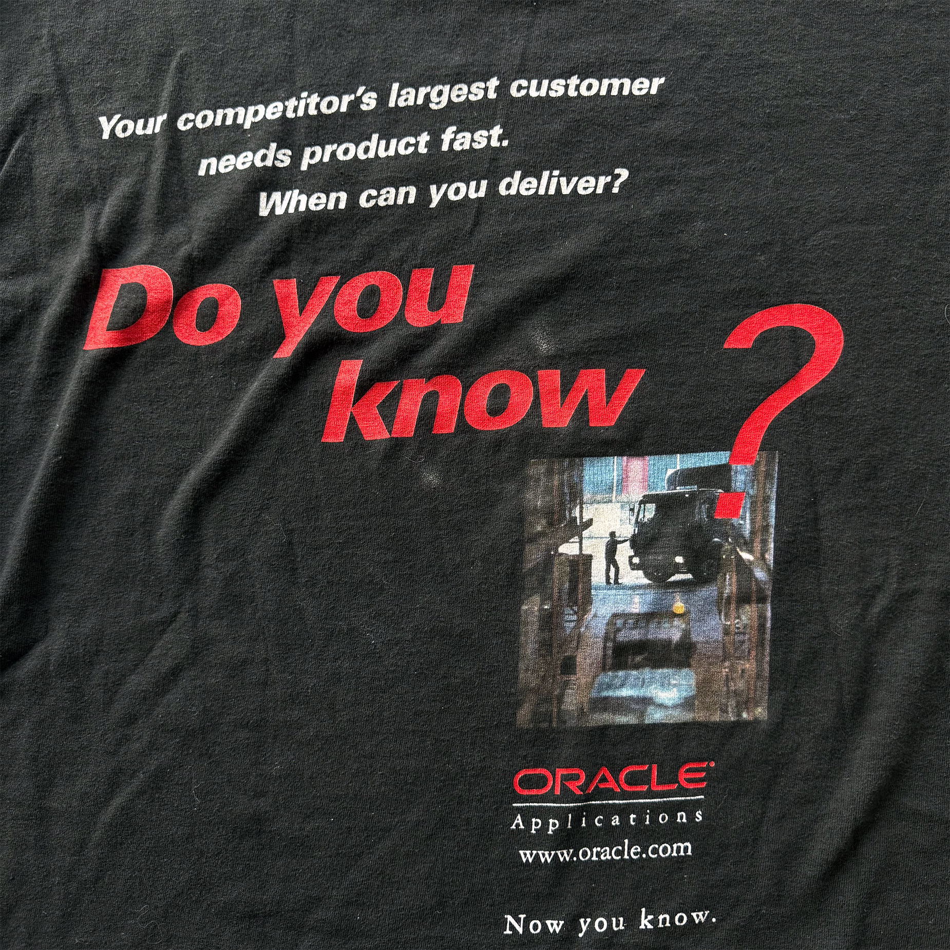 Vintage 1997 Oracle Corporation Tee
