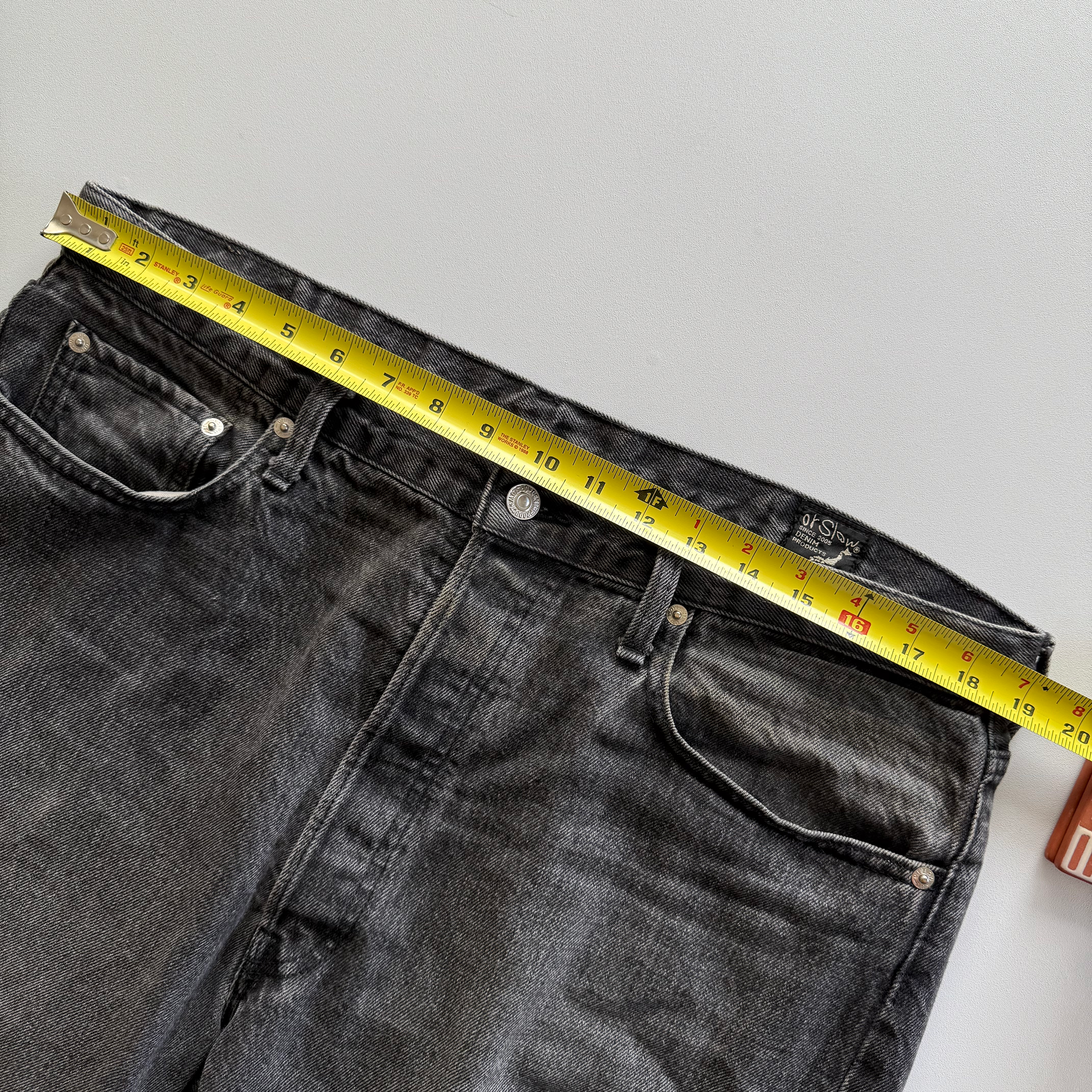 Orslow 105 Grey Denim Jeans