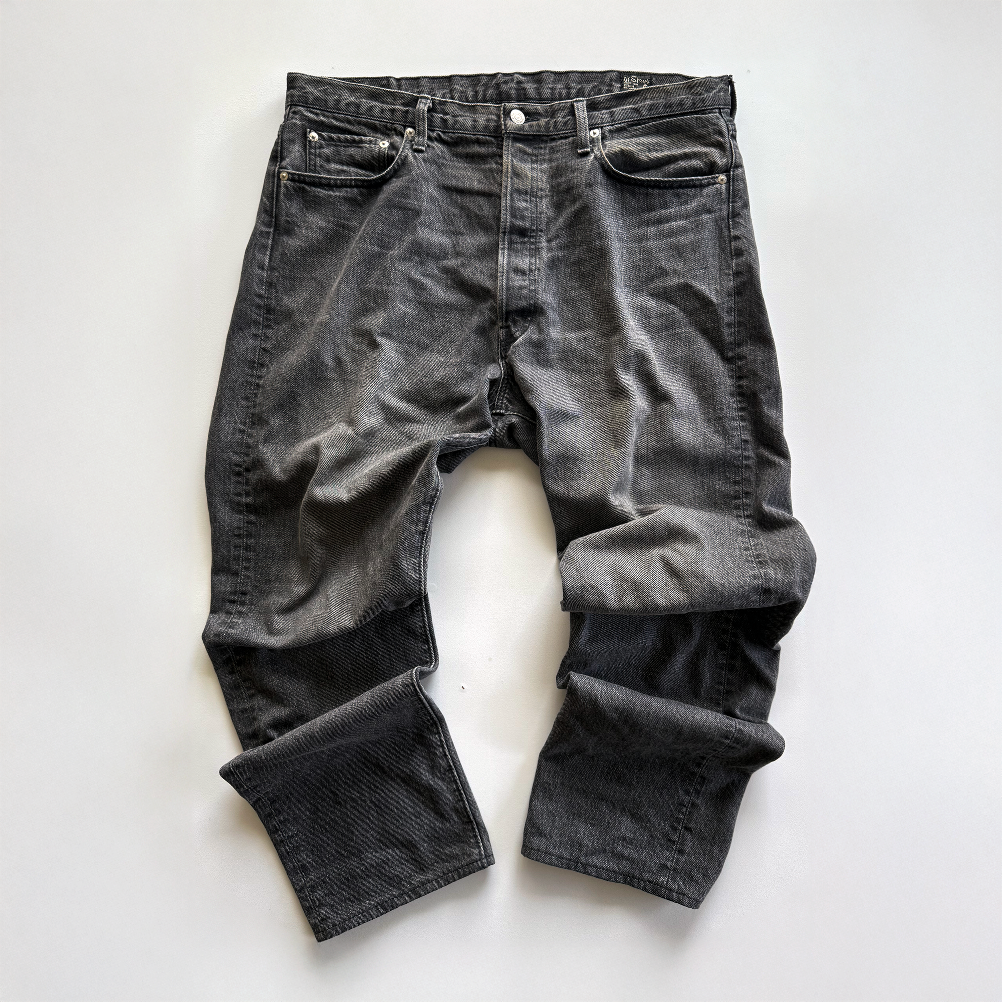 Orslow 105 Grey Denim Jeans