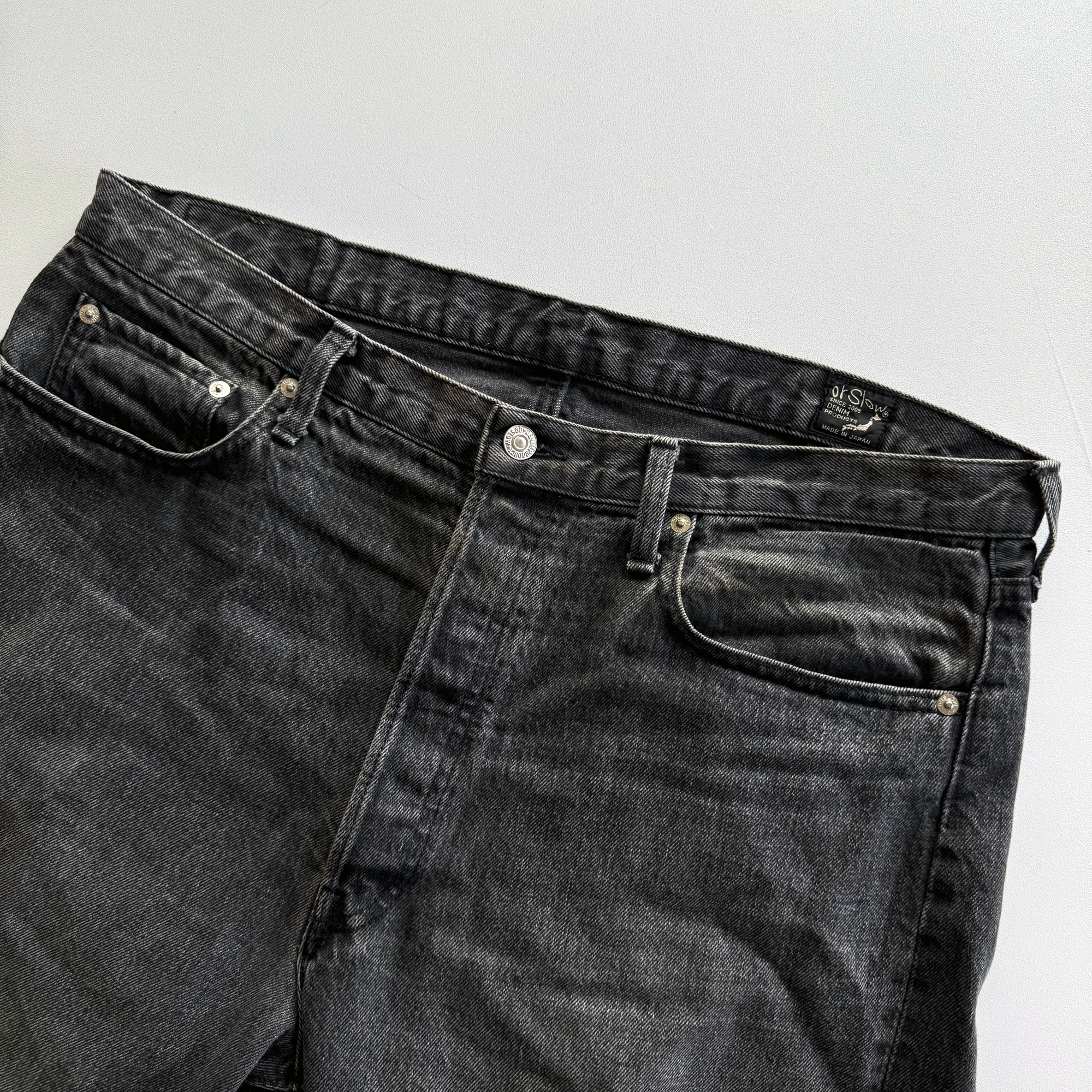 Orslow 105 Grey Denim Jeans