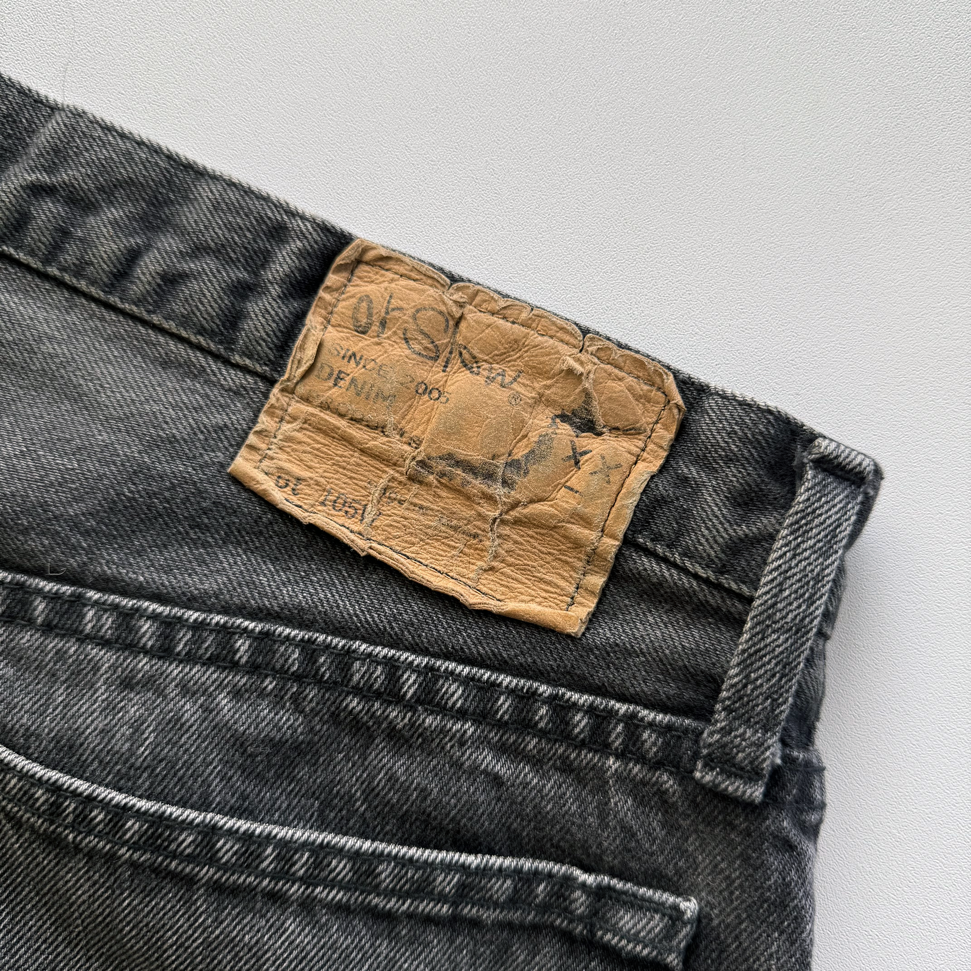 Orslow 105 Grey Denim Jeans