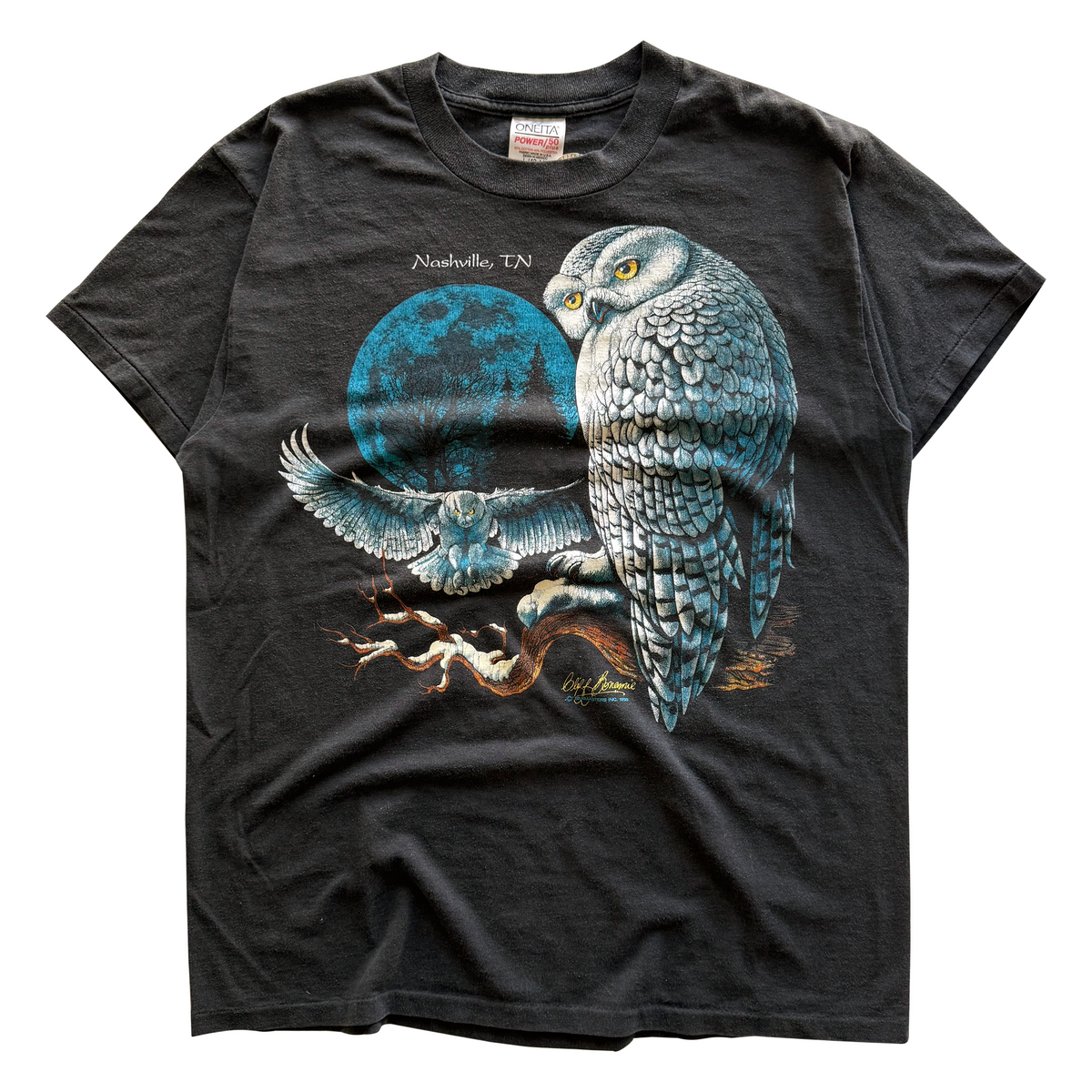 Vintage 1990 Snowy Owl Tee