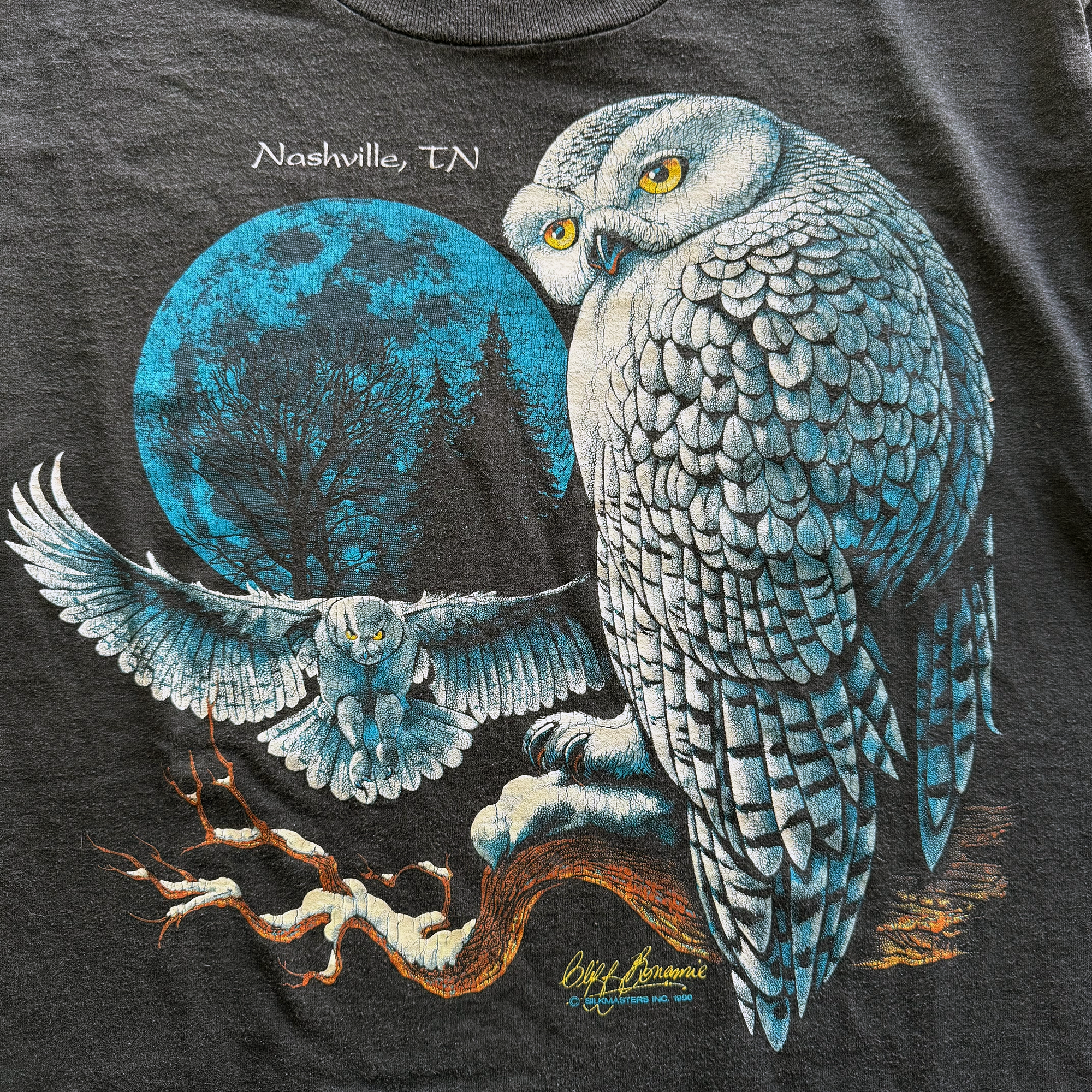 Vintage 1990 Snowy Owl Tee