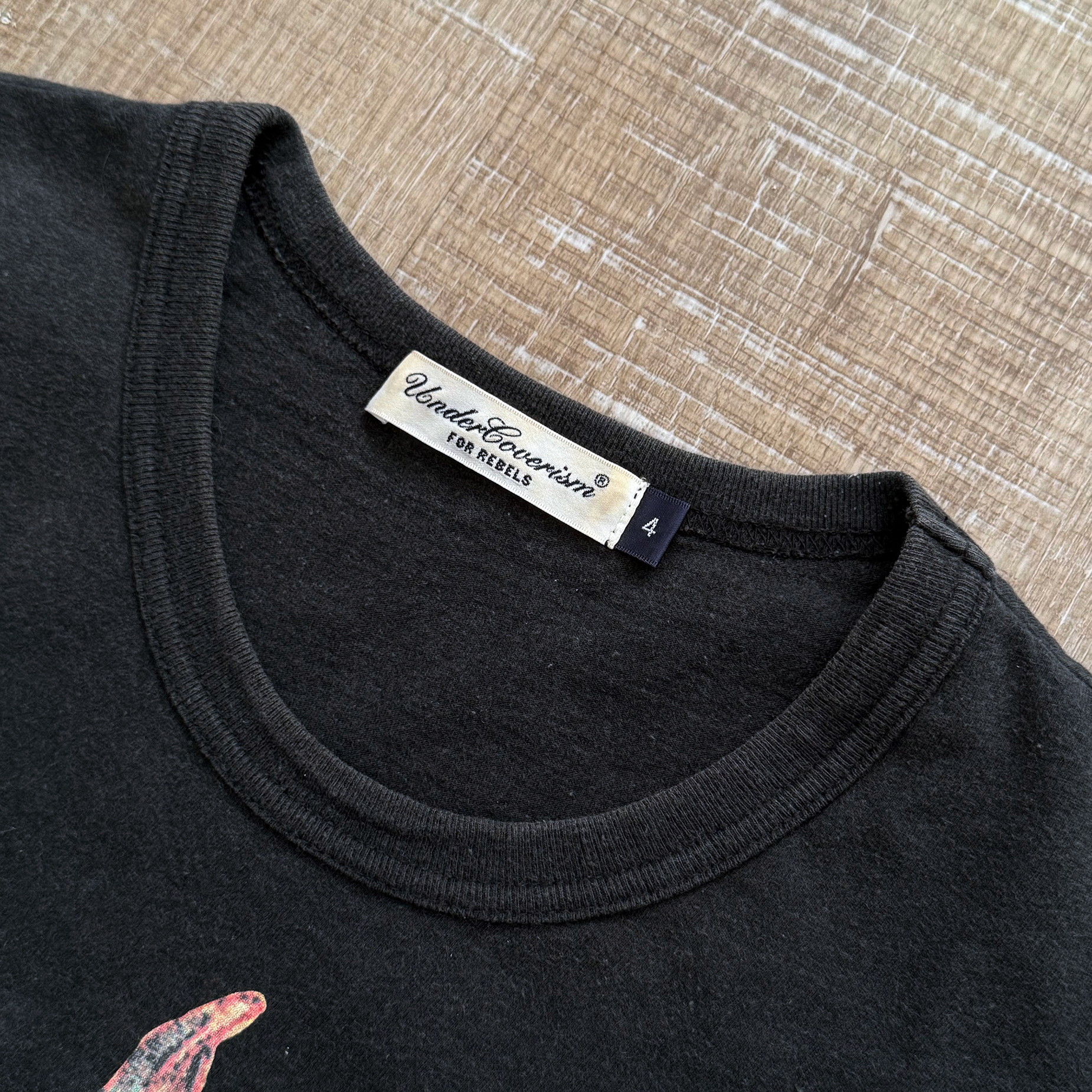 Undercover 2000s Das Kapital Karl Marx Owl Tee