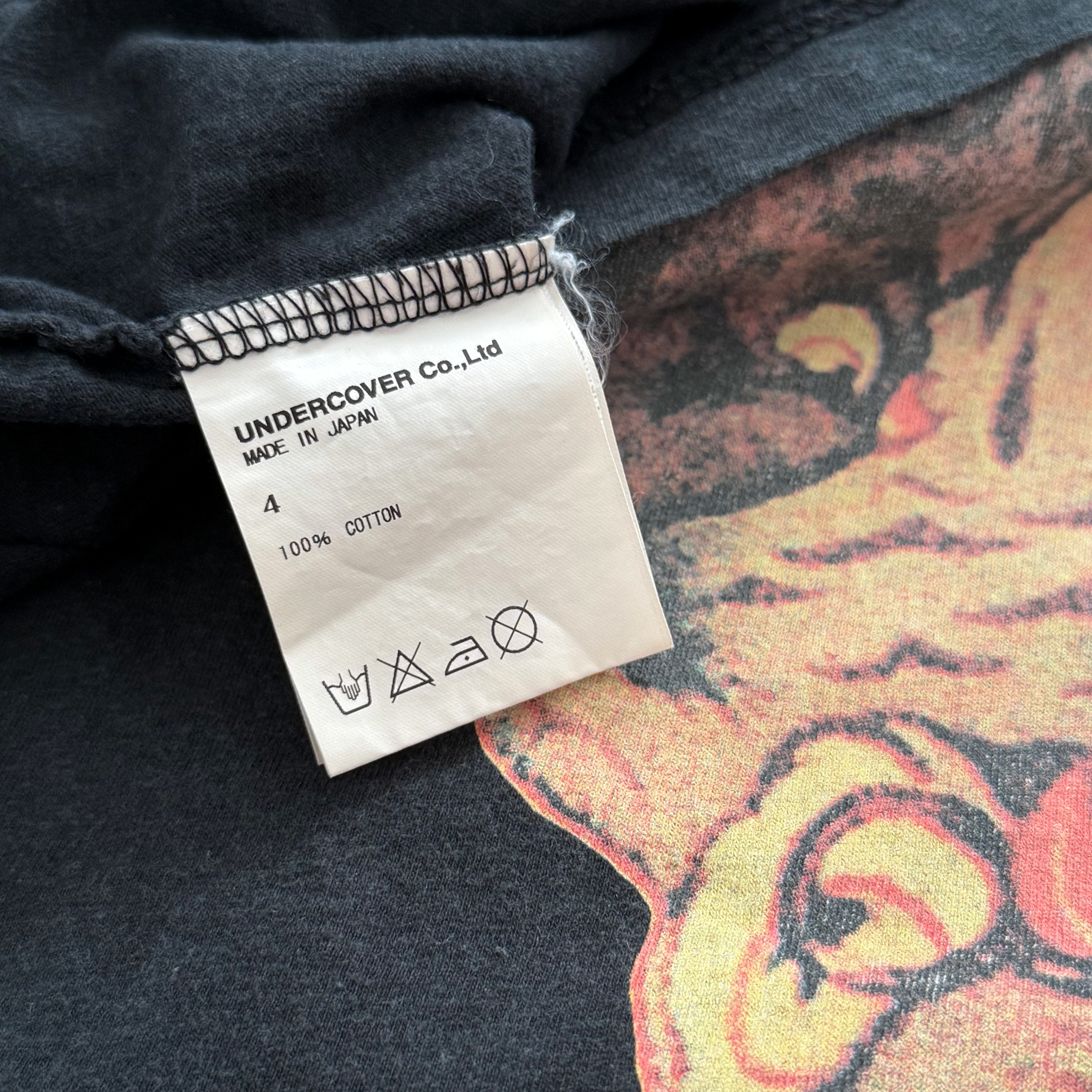 Undercover 2000s Das Kapital Karl Marx Owl Tee