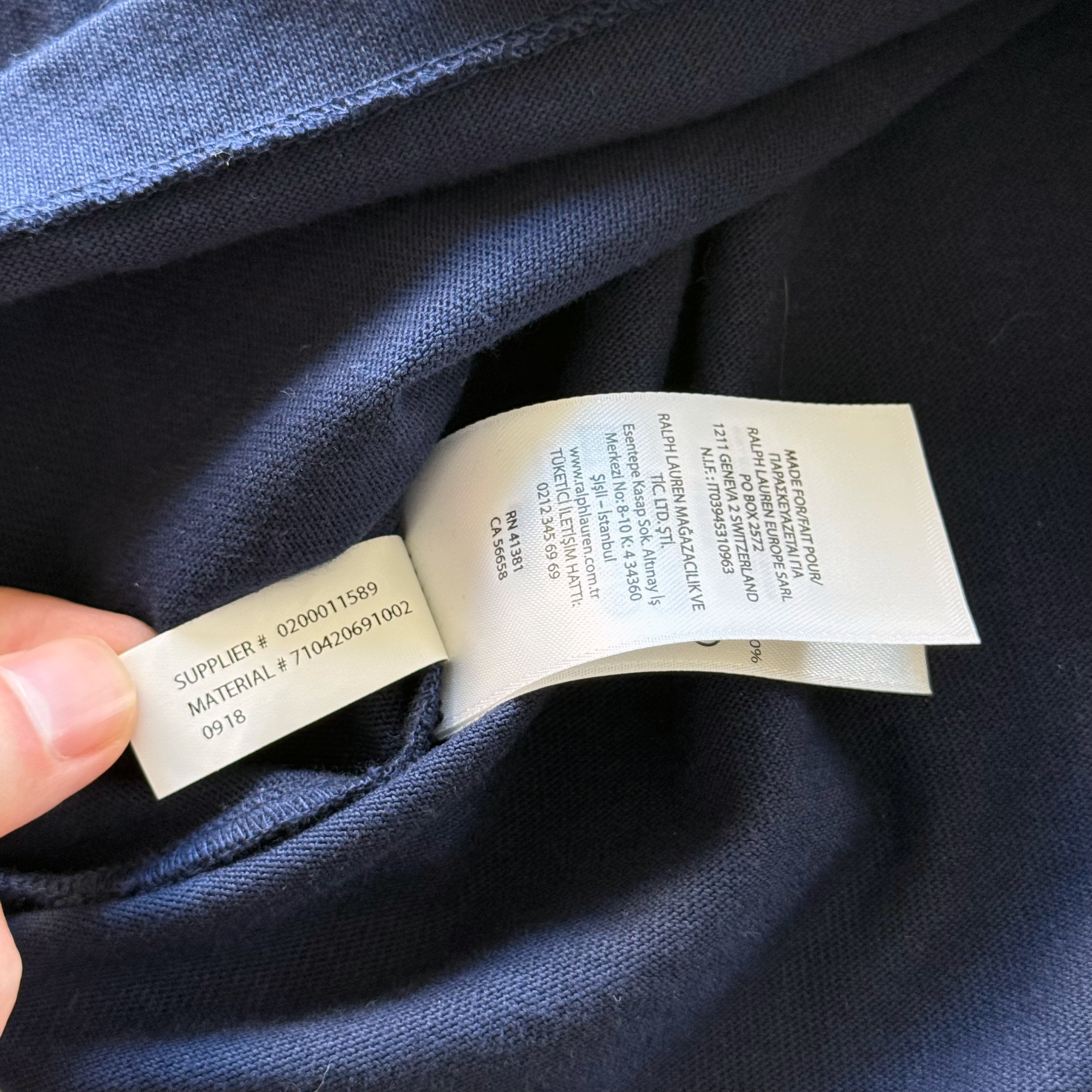 FW18 Palace x Polo Ralph Lauren Pieced Rugby Polo