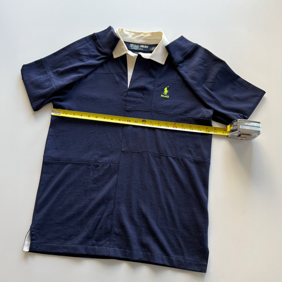 FW18 Palace x Polo Ralph Lauren Pieced Rugby Polo