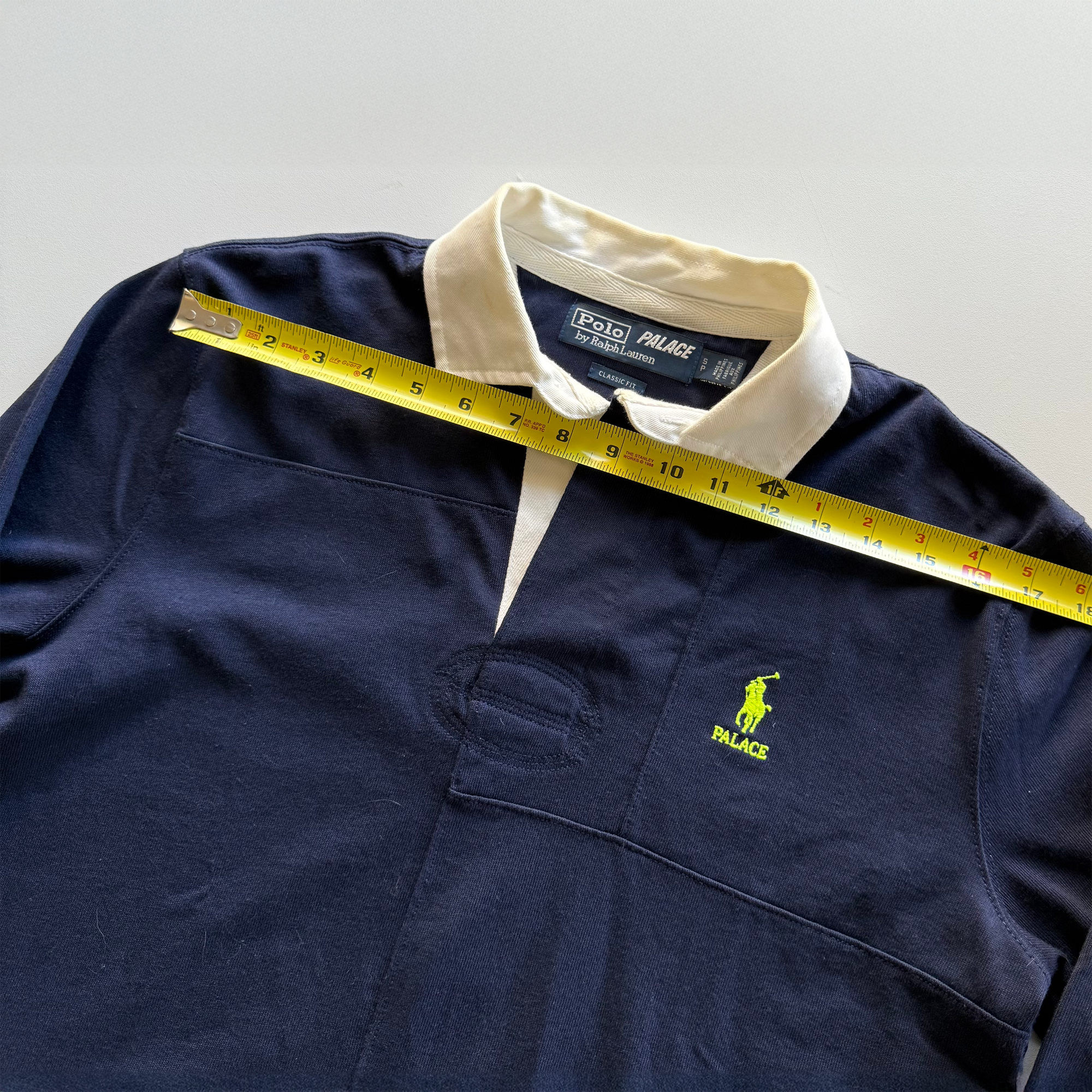 FW18 Palace x Polo Ralph Lauren Pieced Rugby Polo