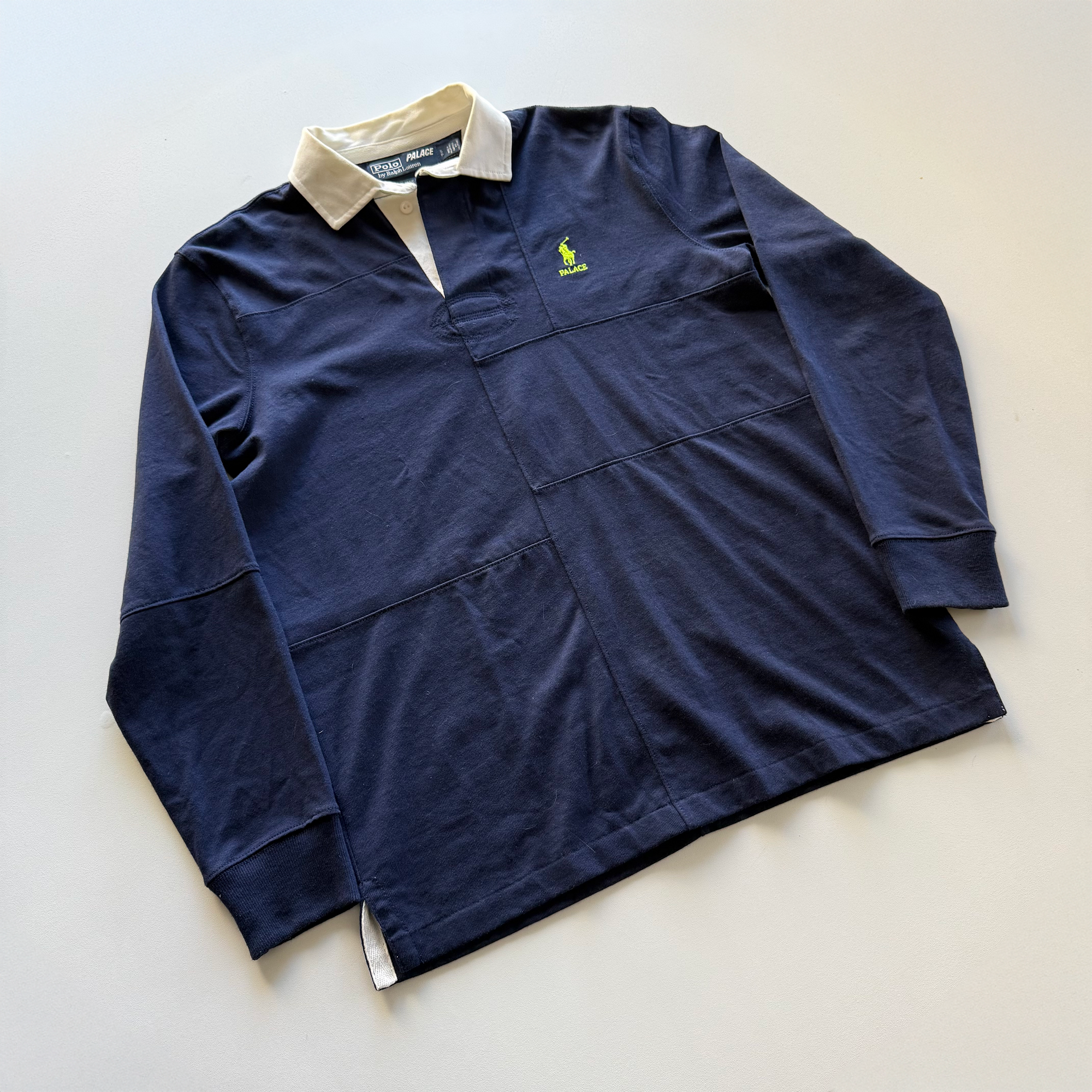 FW18 Palace x Polo Ralph Lauren Pieced Rugby Polo