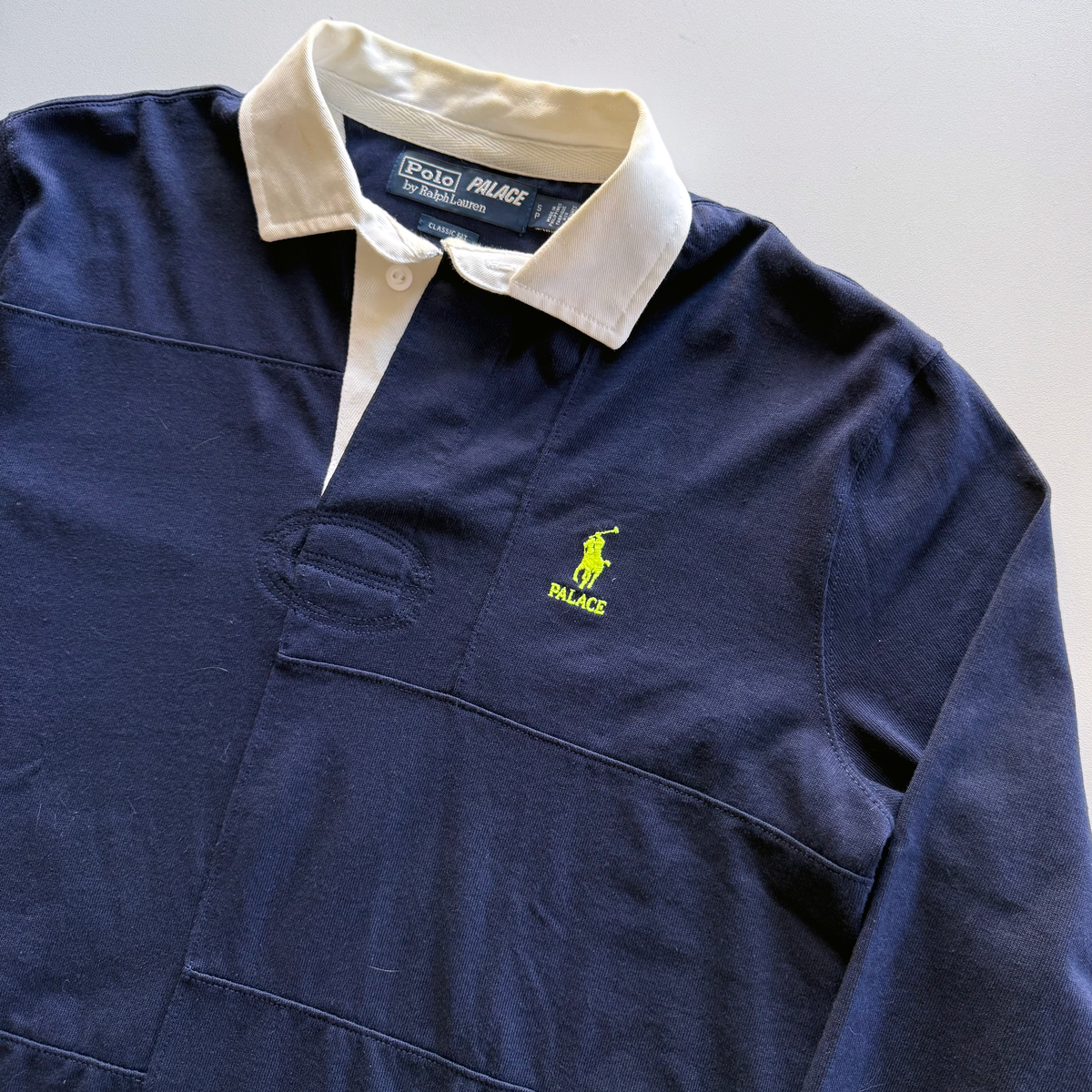 FW18 Palace x Polo Ralph Lauren Pieced Rugby Polo