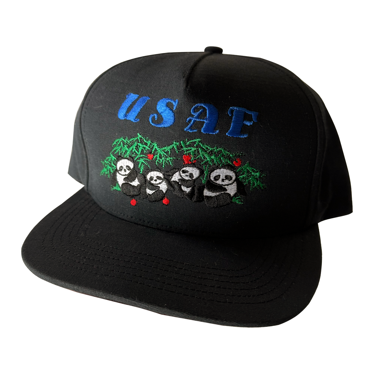 Supreme SS17 USAF Pandas 5-Panel Hat