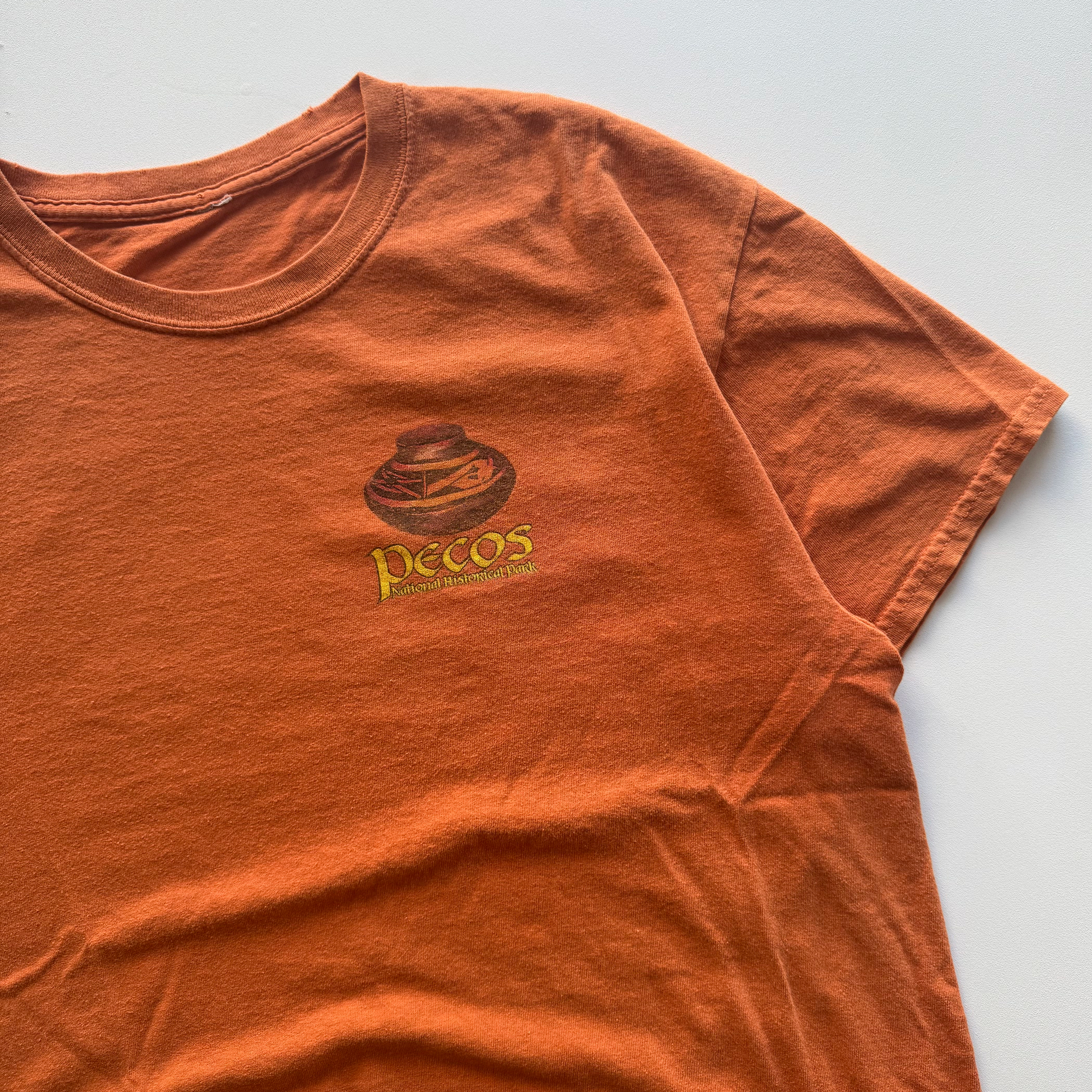 Vintage 2000s Y2K Pecos National Historical Park New Mexico Tee