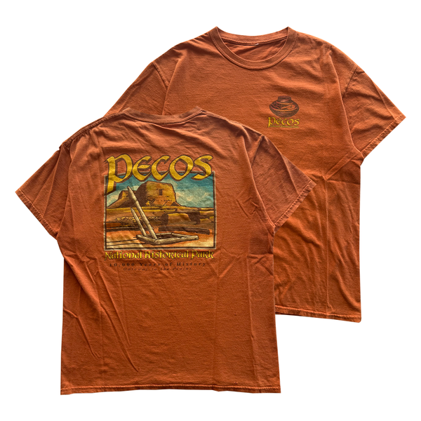 Vintage 2000s Y2K Pecos National Historical Park New Mexico Tee