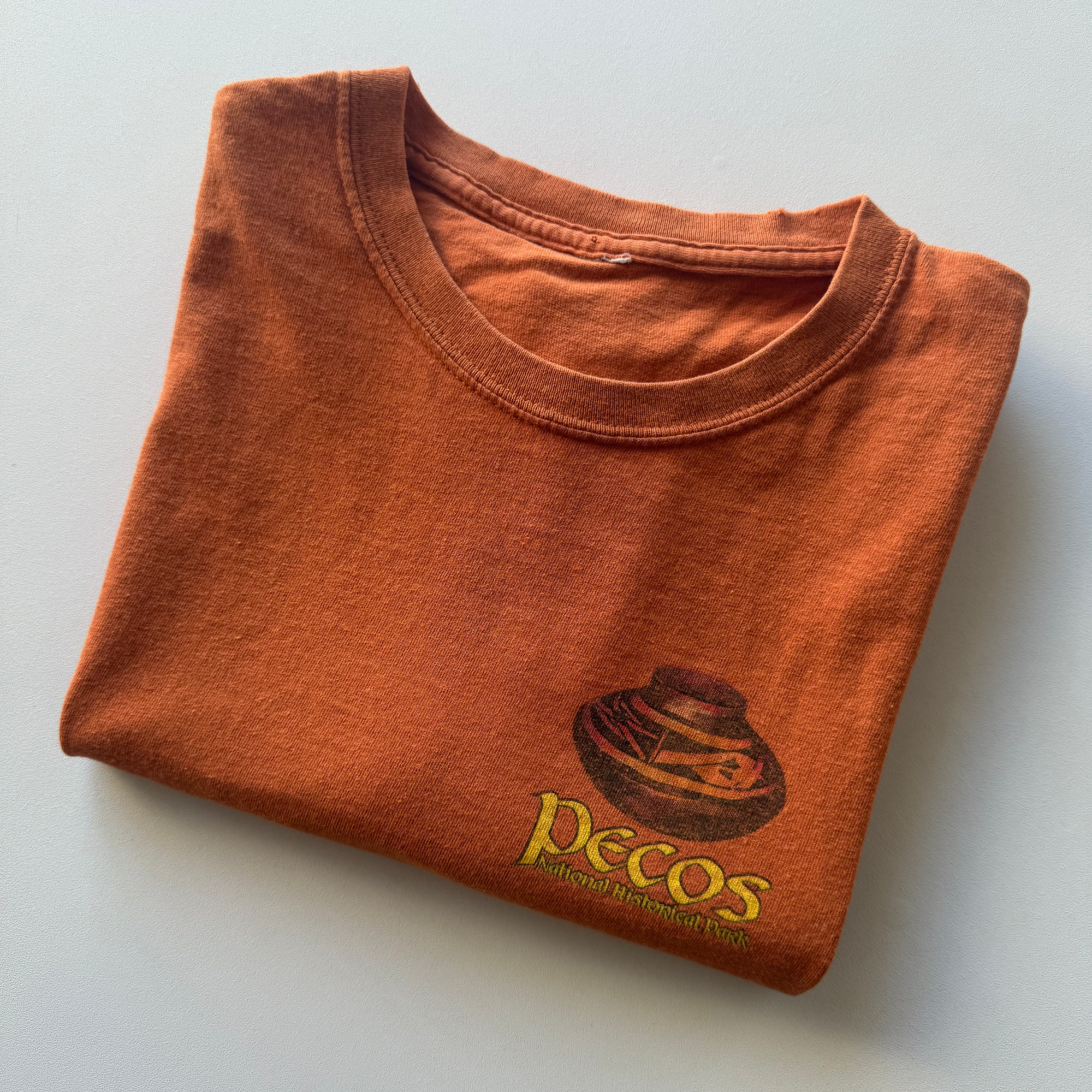 Vintage 2000s Y2K Pecos National Historical Park New Mexico Tee