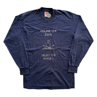 Vintage 1999 Trust The Physics Meditation L/S Tee