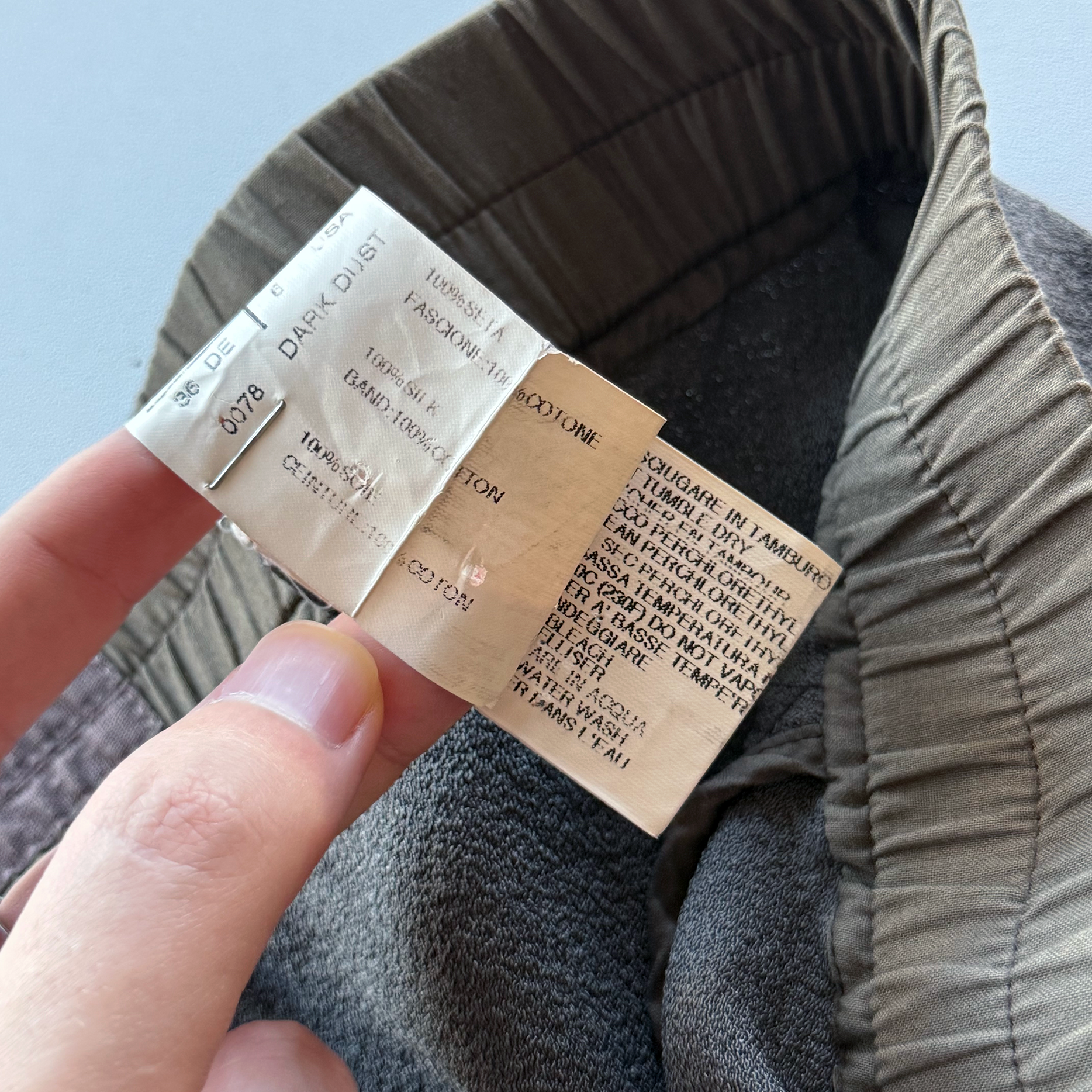 Rick Owens | SS13 ISLAND | Silk Pod Shorts