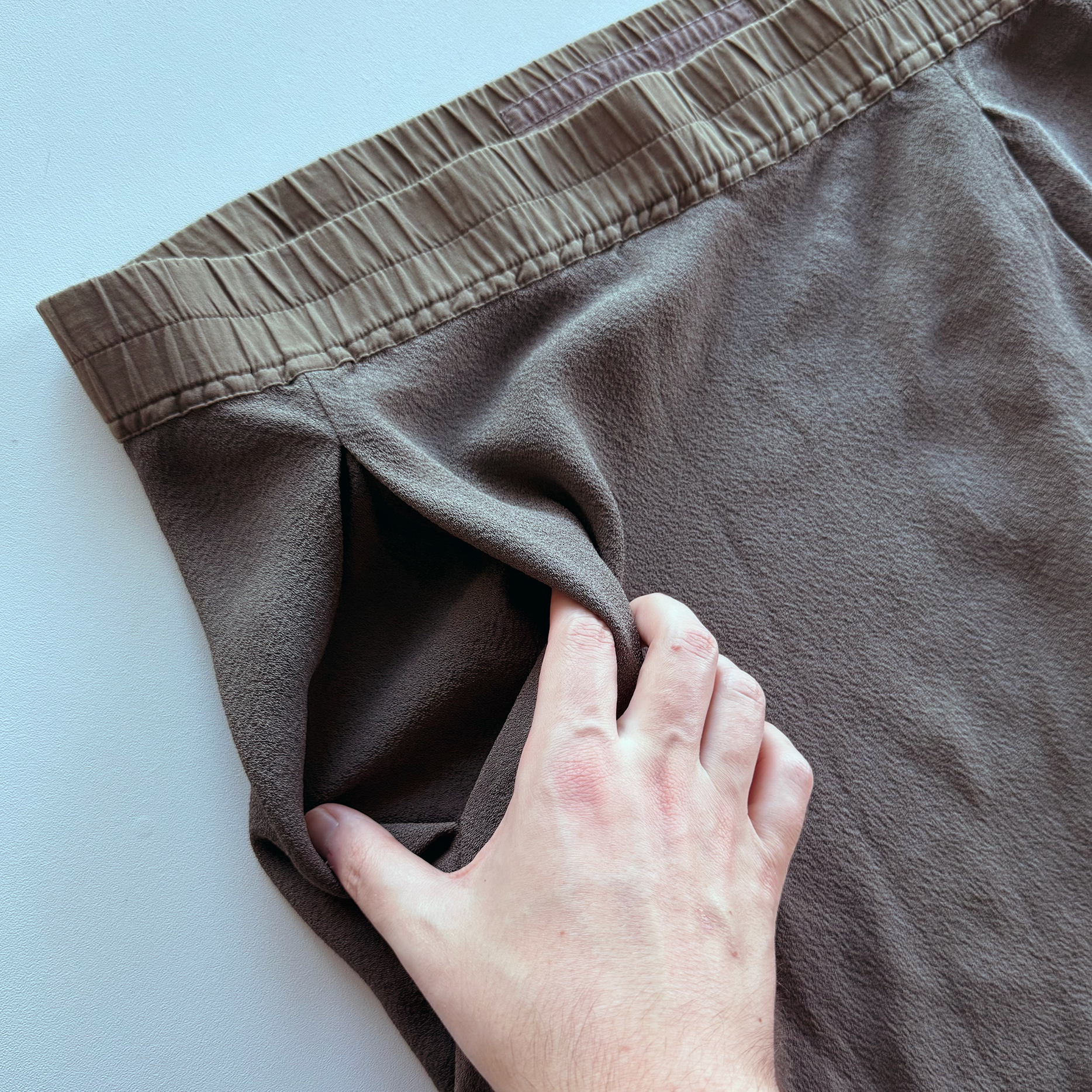 Rick Owens | SS13 ISLAND | Silk Pod Shorts