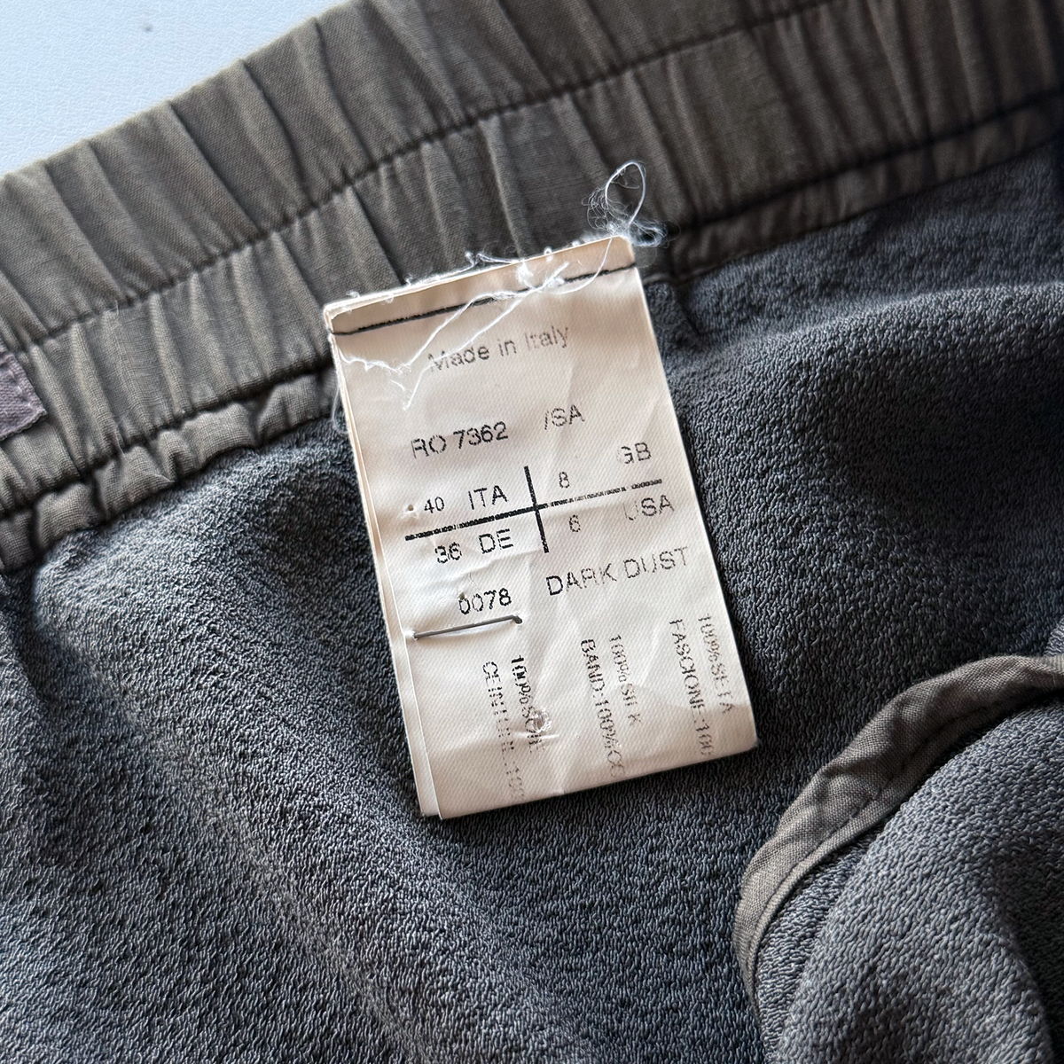 Rick Owens | SS13 ISLAND | Silk Pod Shorts