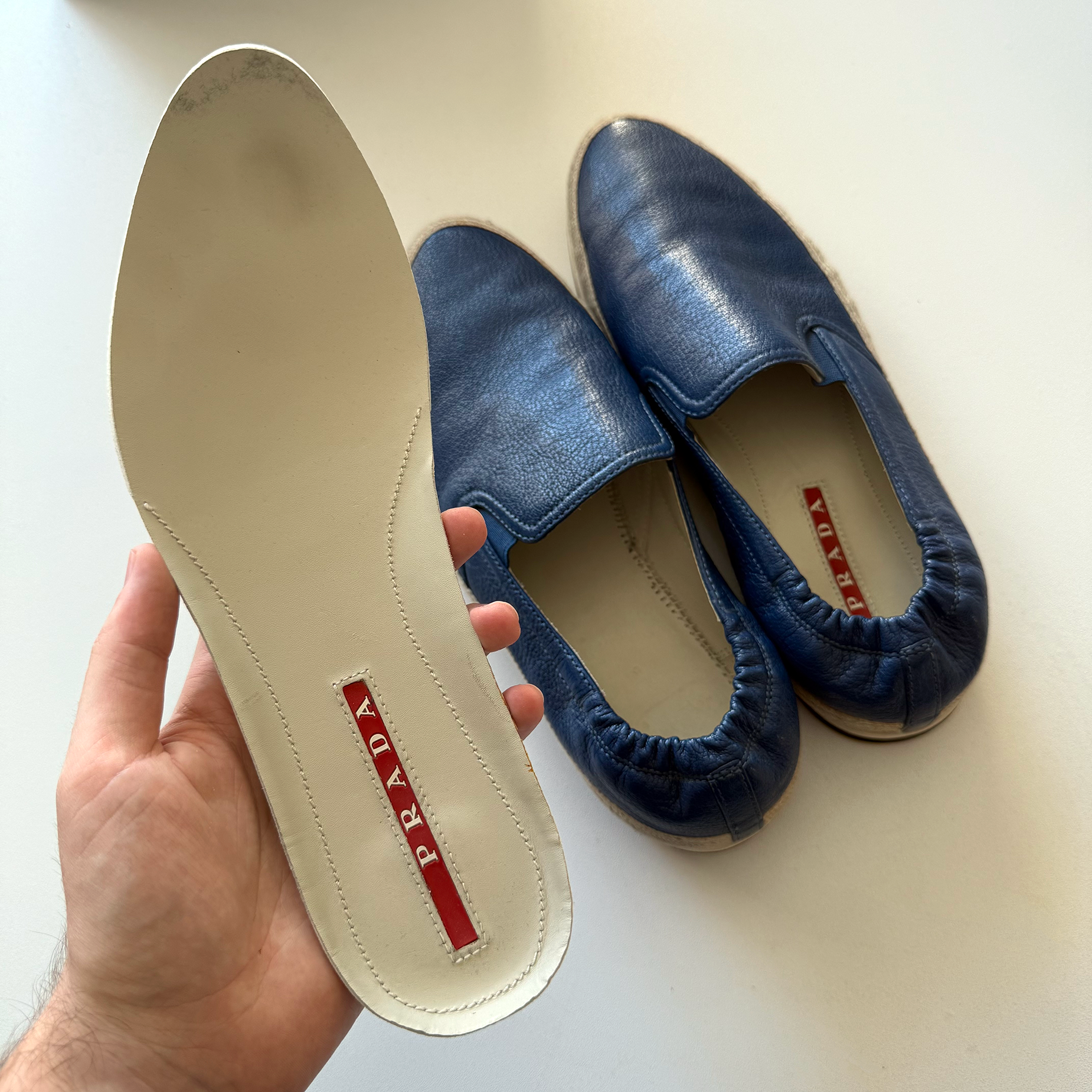 Prada St. Tropez Sport Boat Shoe Loafers