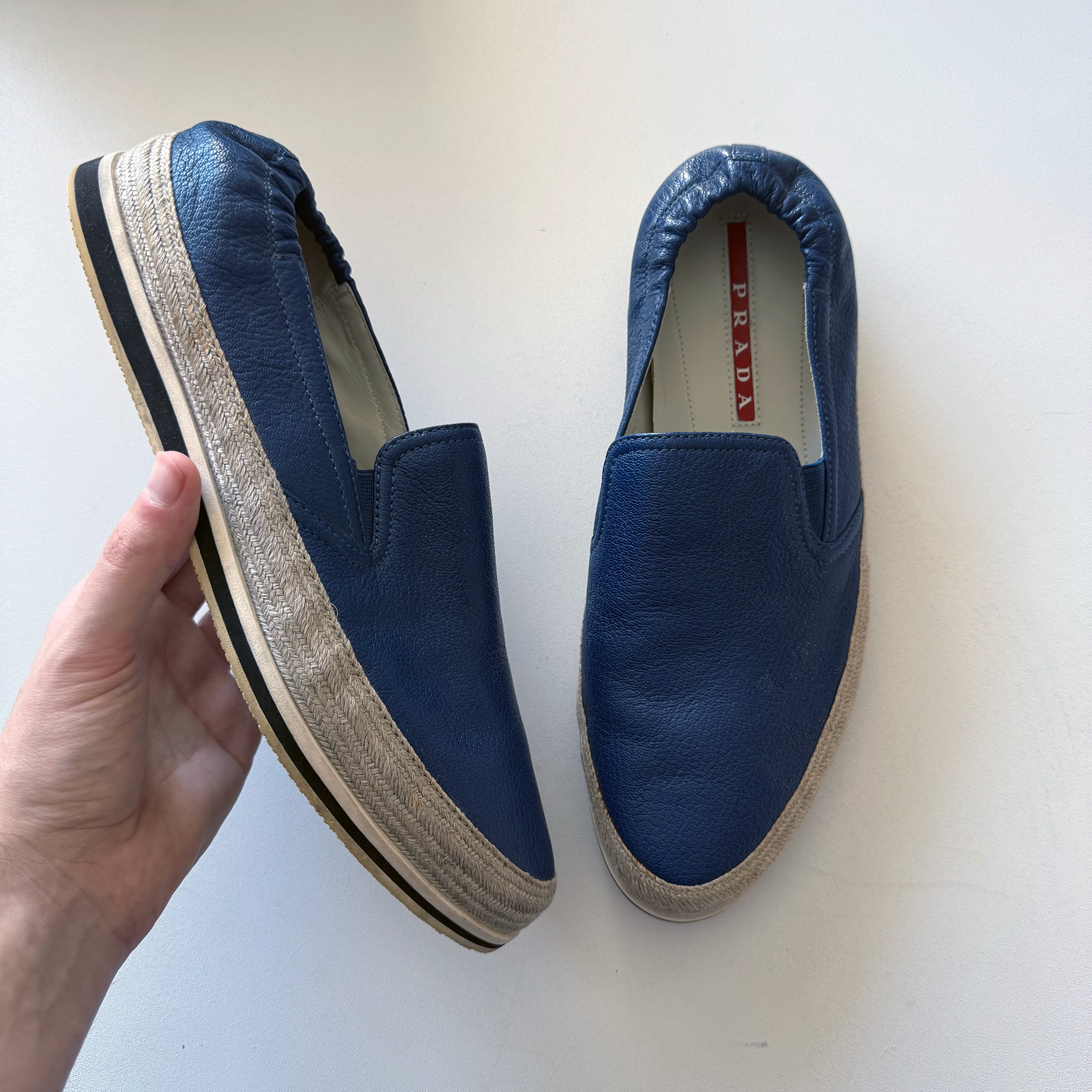 Prada St. Tropez Sport Boat Shoe Loafers