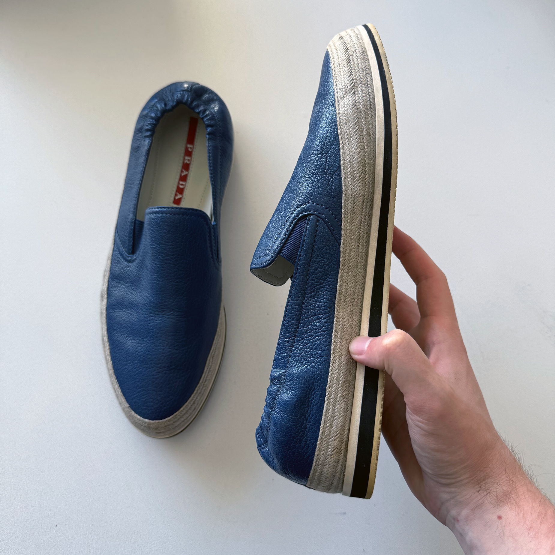 Prada St. Tropez Sport Boat Shoe Loafers