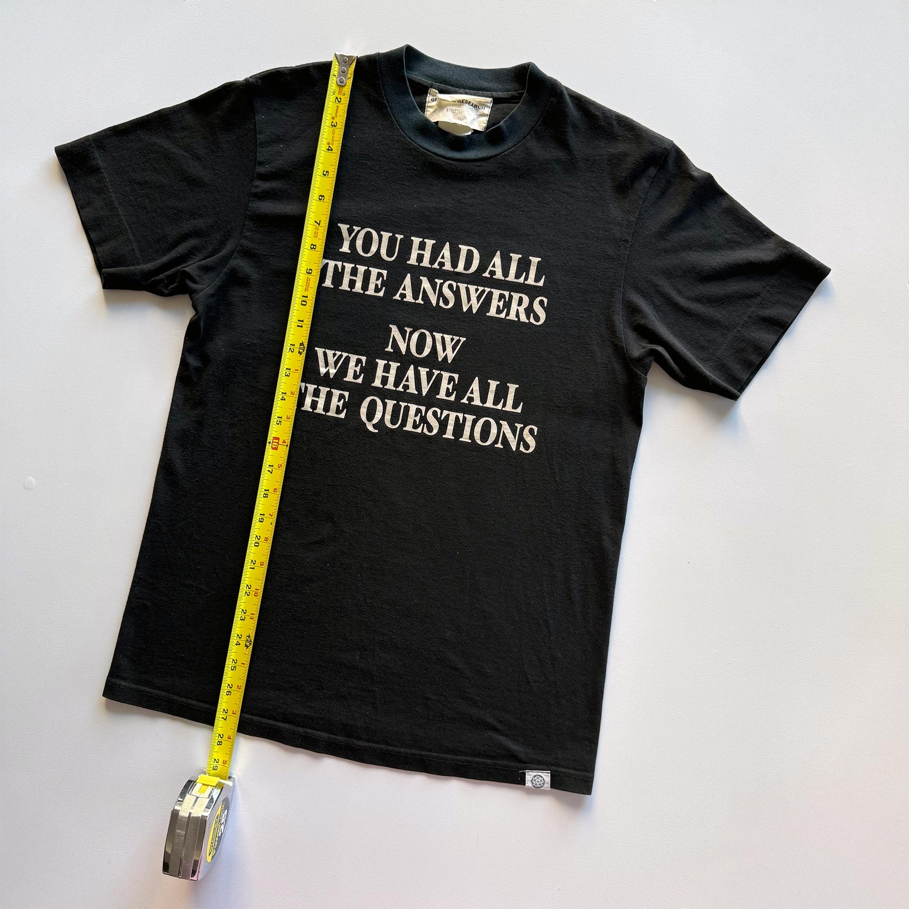 General Research 2000 "You Had All The Answers" Tee