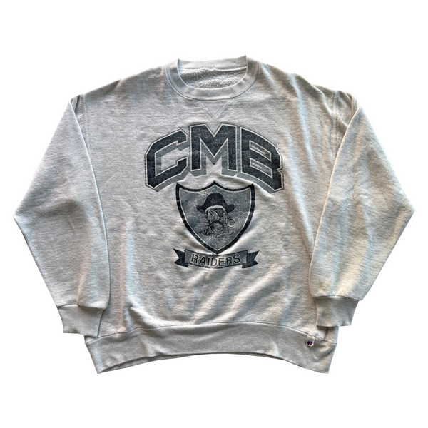 Vintage 1990s Russell CMB Raiders Football Sweatshirt