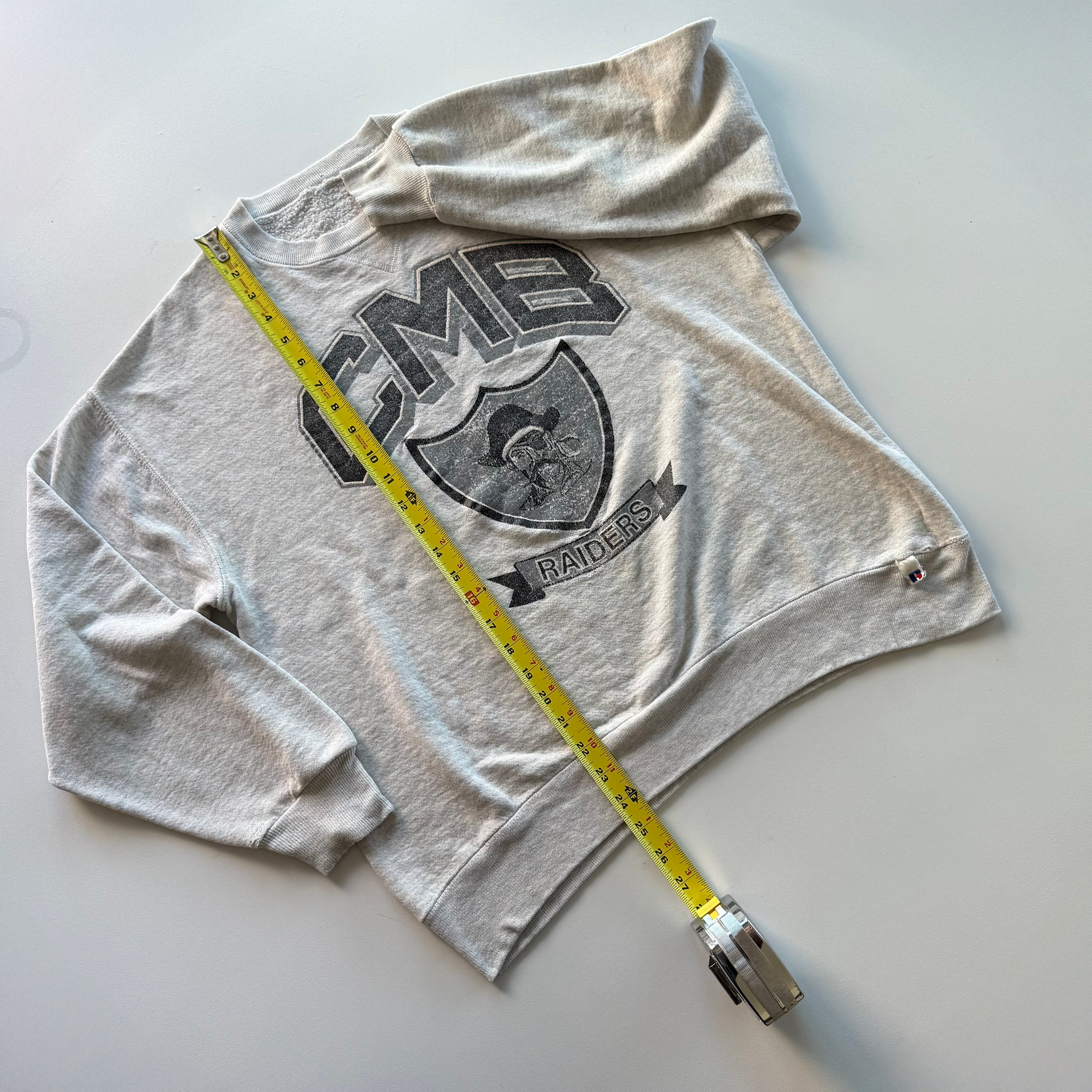 Vintage 1990s Russell CMB Raiders Football Sweatshirt