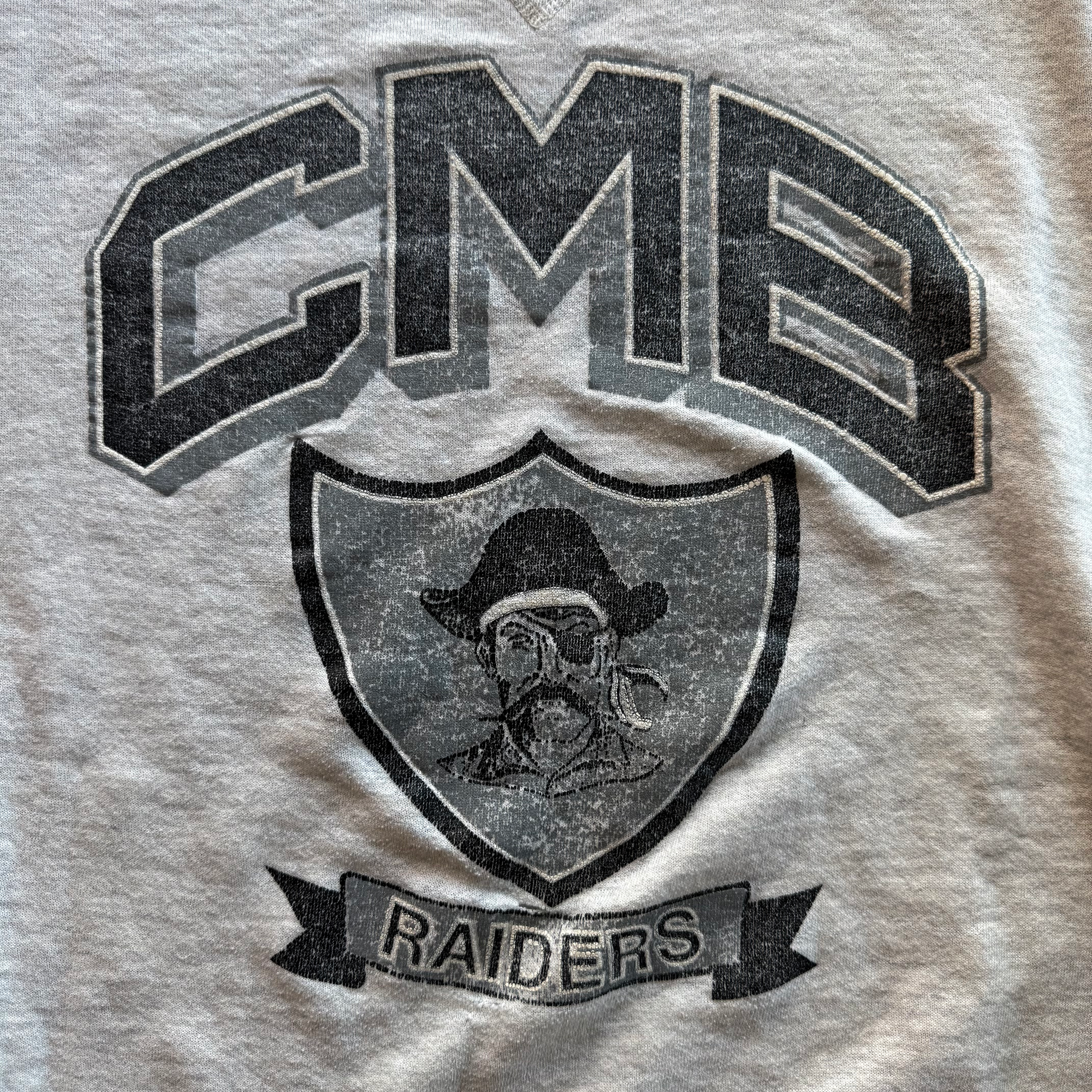 Vintage 1990s Russell CMB Raiders Football Sweatshirt